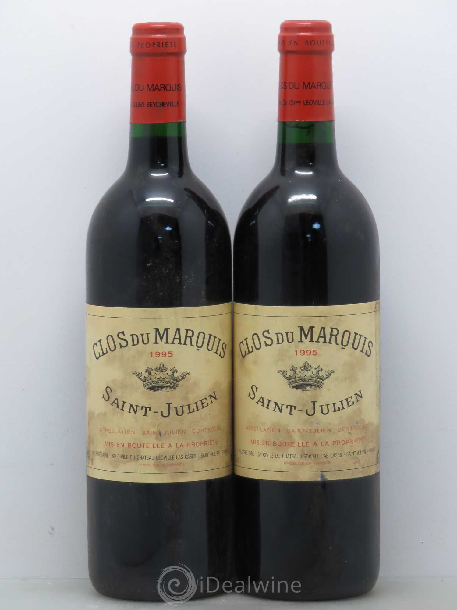 Clos du Marquis 1995 - Lot de 2 bouteilles - 0