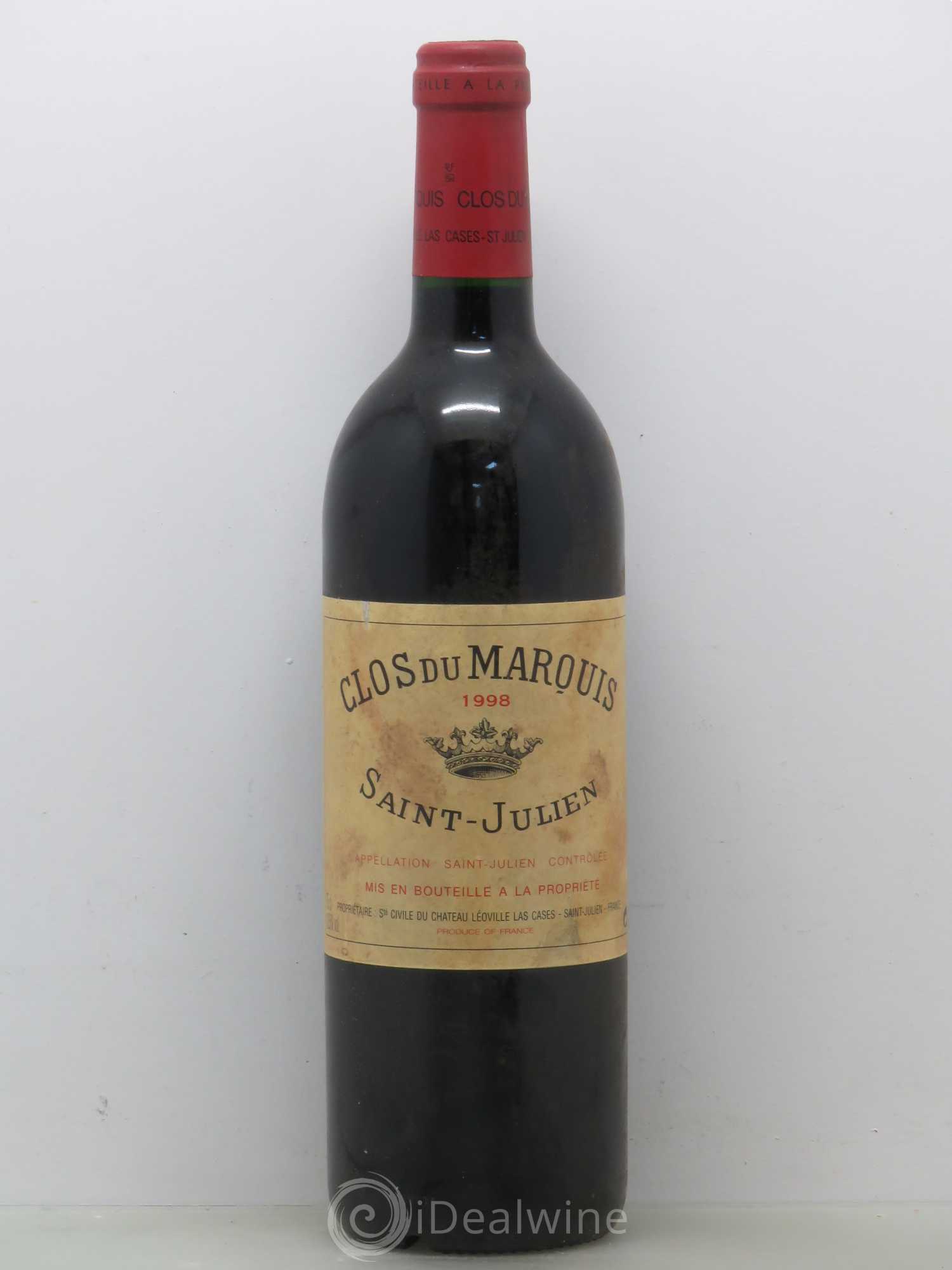 Clos du Marquis 1998 - Lot de 1 bouteille - 0