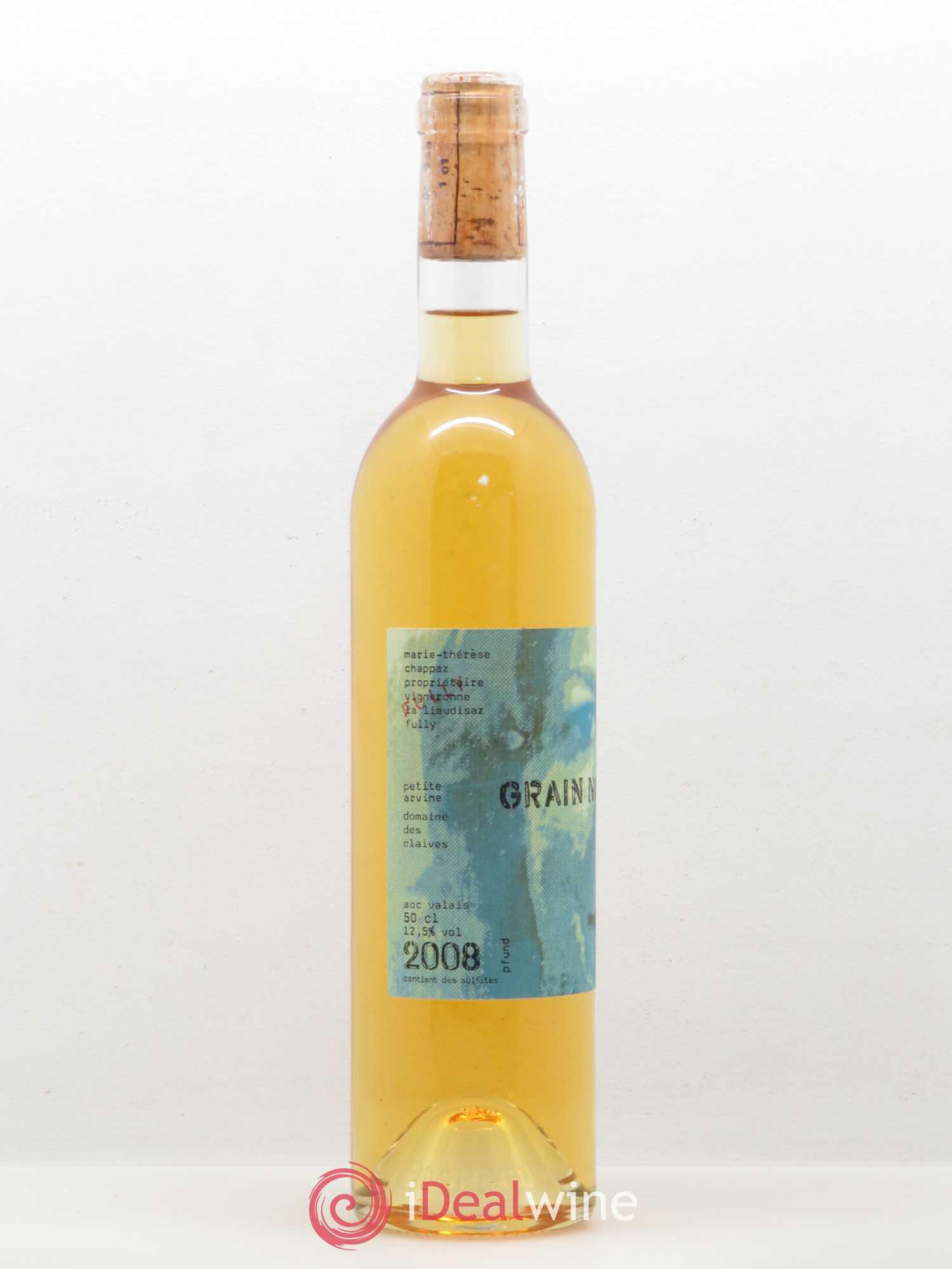 Valais Grain Noble Petite Arvine Marie-Thérèse Chappaz - Domaine Des Claives AOC Valais  2008 - Lot of 1 bottle - 1
