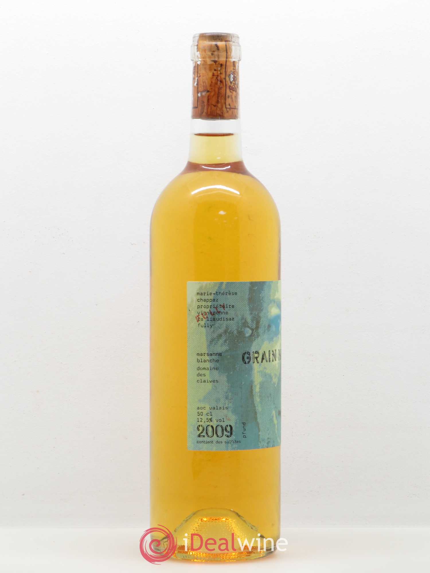 Divers AOC Valais Grain Noble Confidentiel Marsanne Blanche Domaine La Liaudisaz 2009 - Posten von 1 Flasche - 1