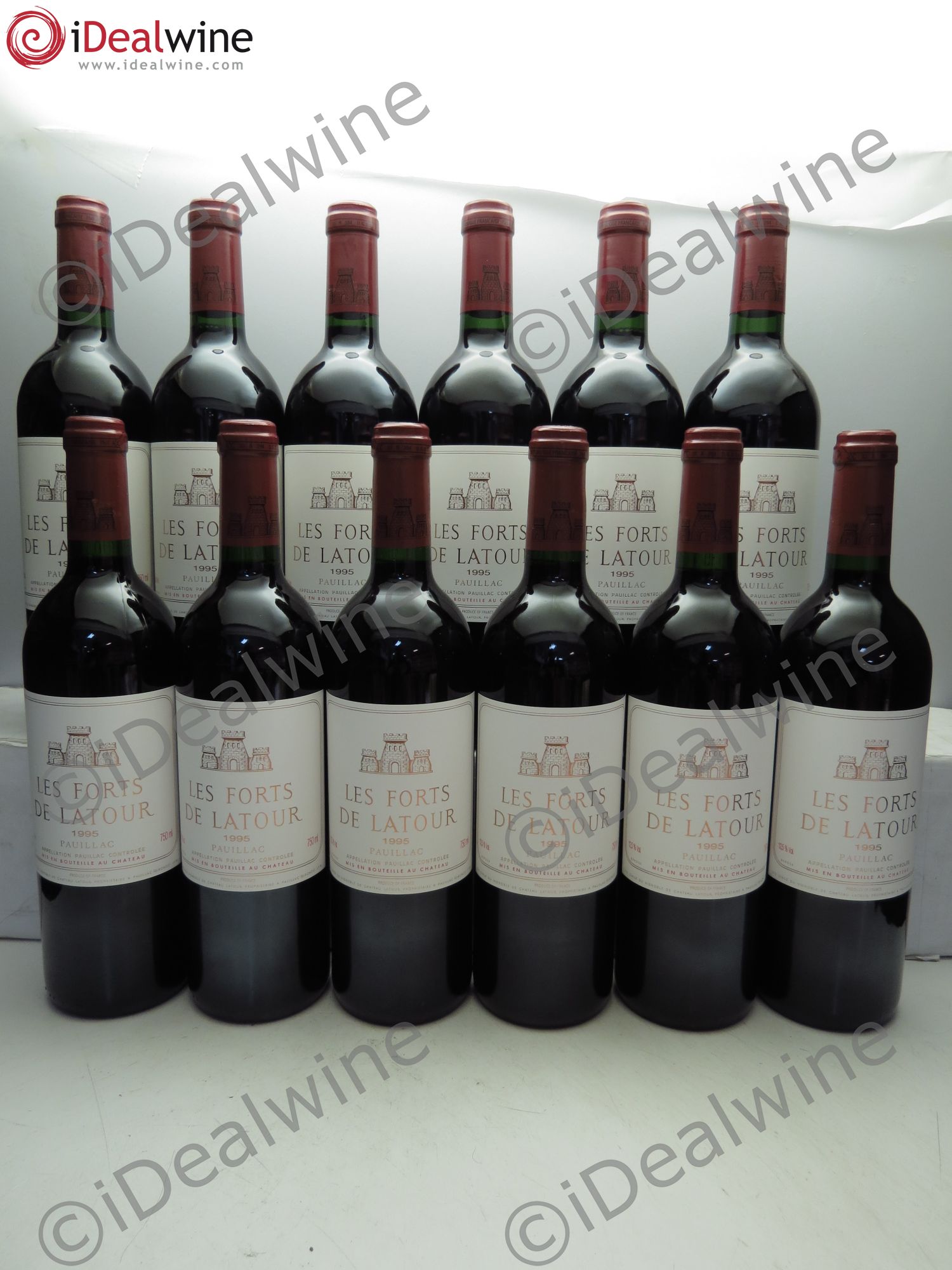 Les Forts de Latour Second Vin 1995 - Lot de 12 bouteilles - 0