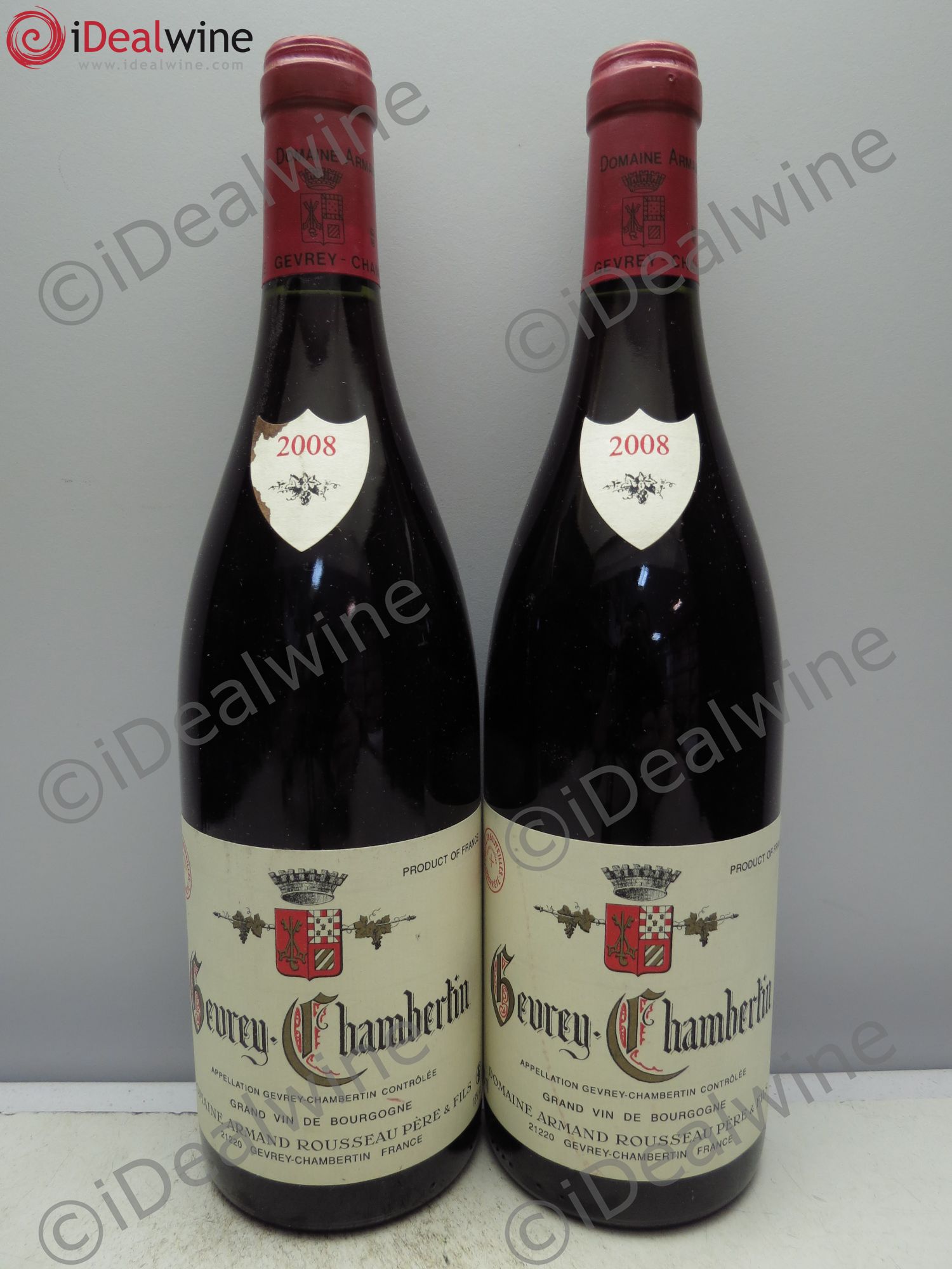 Gevrey-Chambertin Armand Rousseau (Domaine) 2008 - Lot de 2 bouteilles - 0