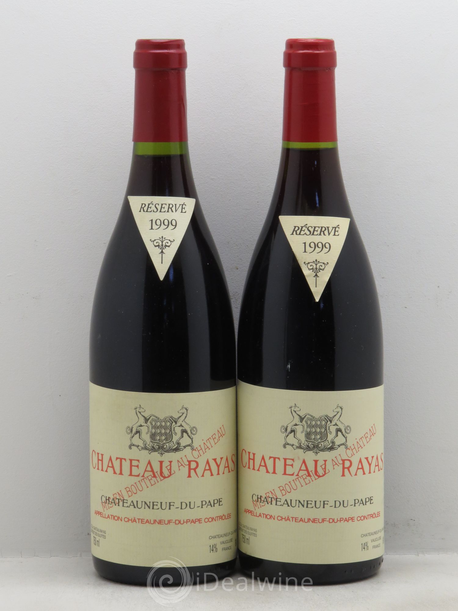 Châteauneuf-du-Pape Château Rayas Emmanuel Reynaud 1999 - Lot de 2 bouteilles - 0