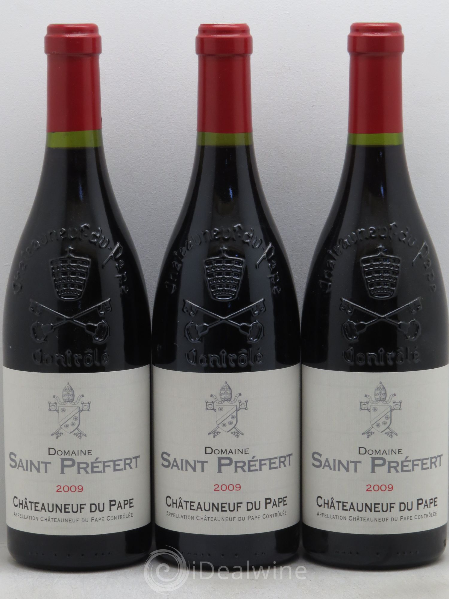Châteauneuf-du-Pape Domaine Saint-Préfert 2009 - Lot de 3 bouteilles - 0