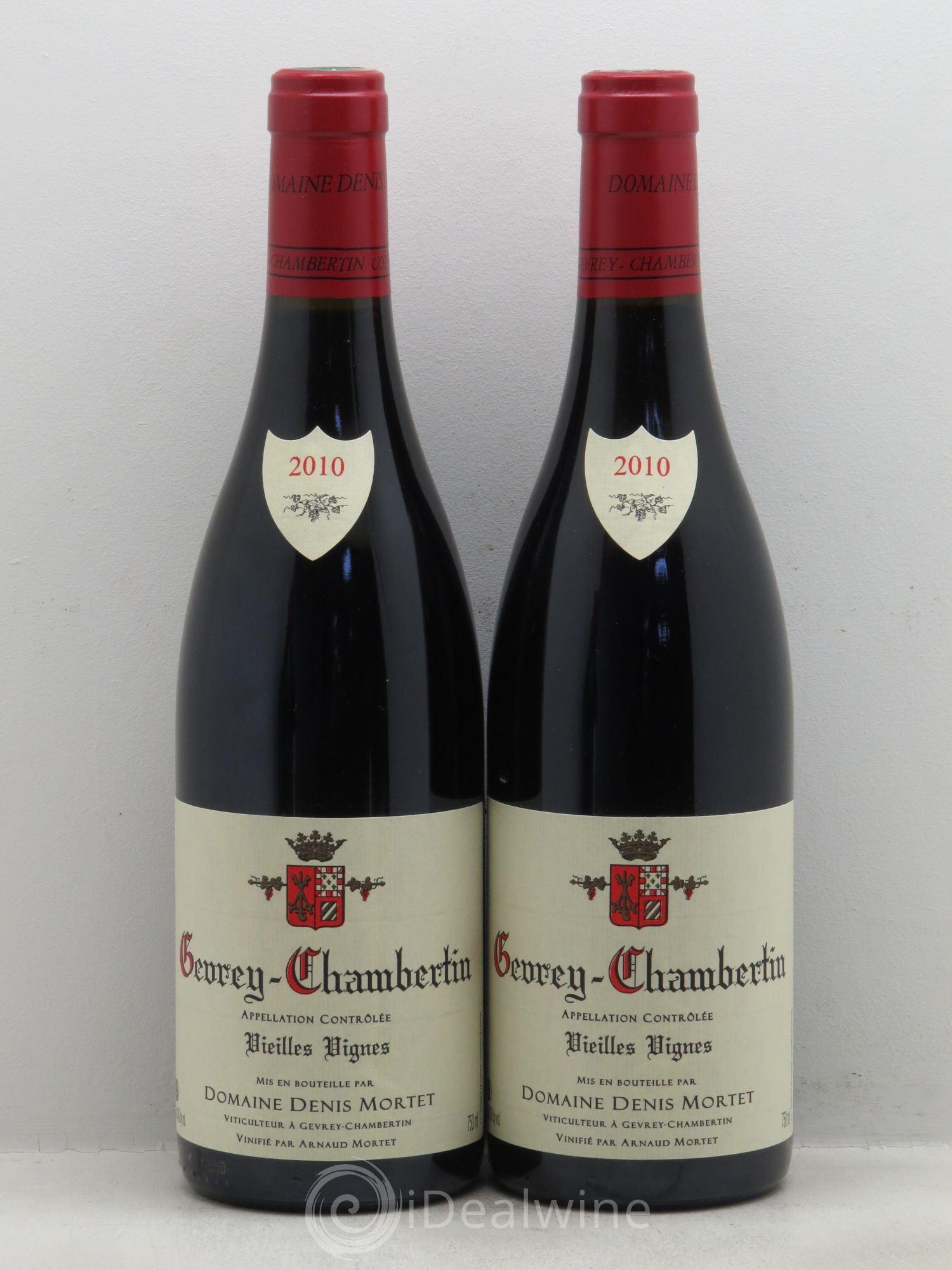 Gevrey-Chambertin Vieilles vignes Denis Mortet (Domaine) 2010 - Lot de 2 bouteilles - 0