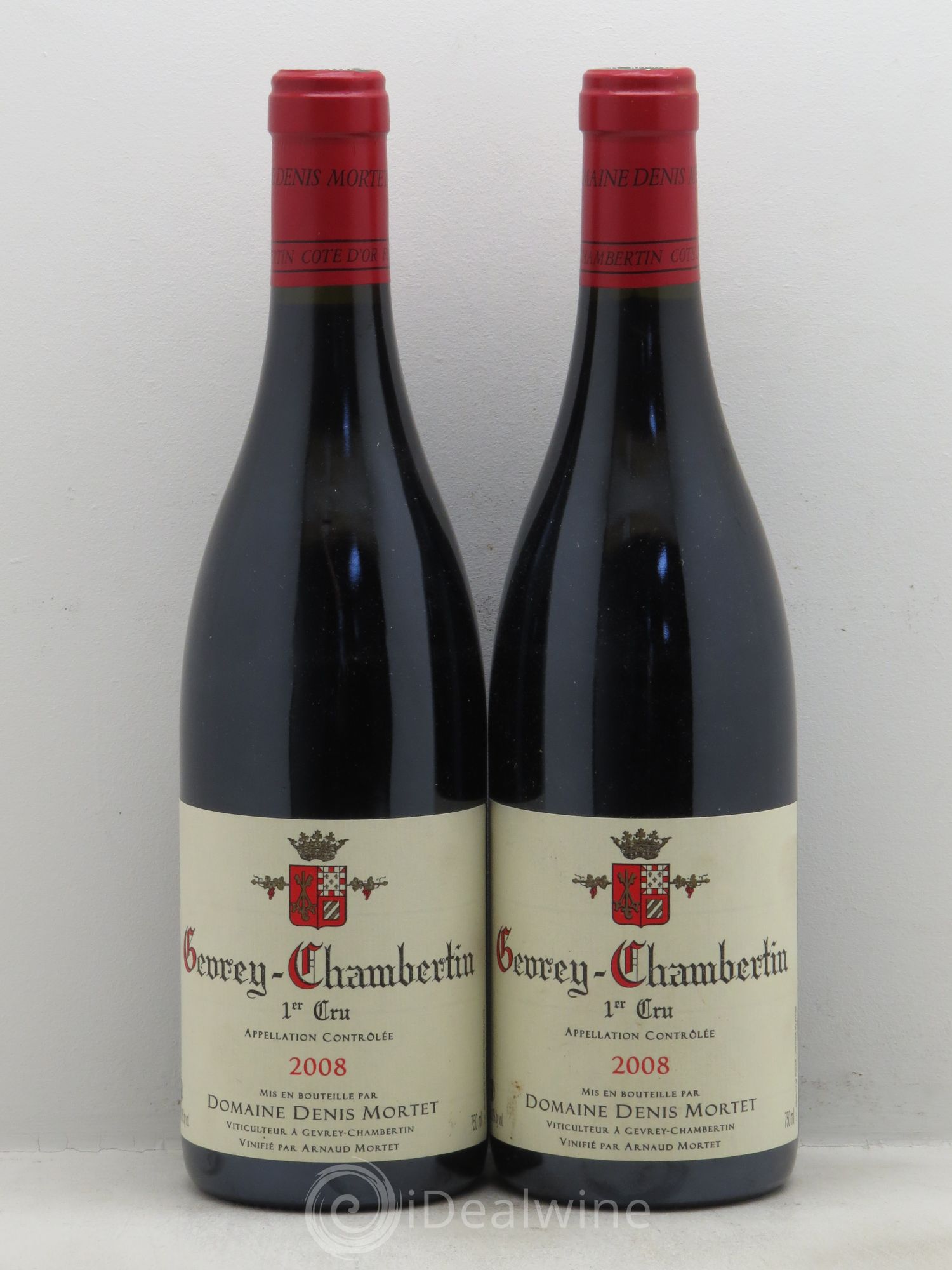 Gevrey-Chambertin 1er Cru Denis Mortet (Domaine) 2008 - Lot de 2 bouteilles - 0