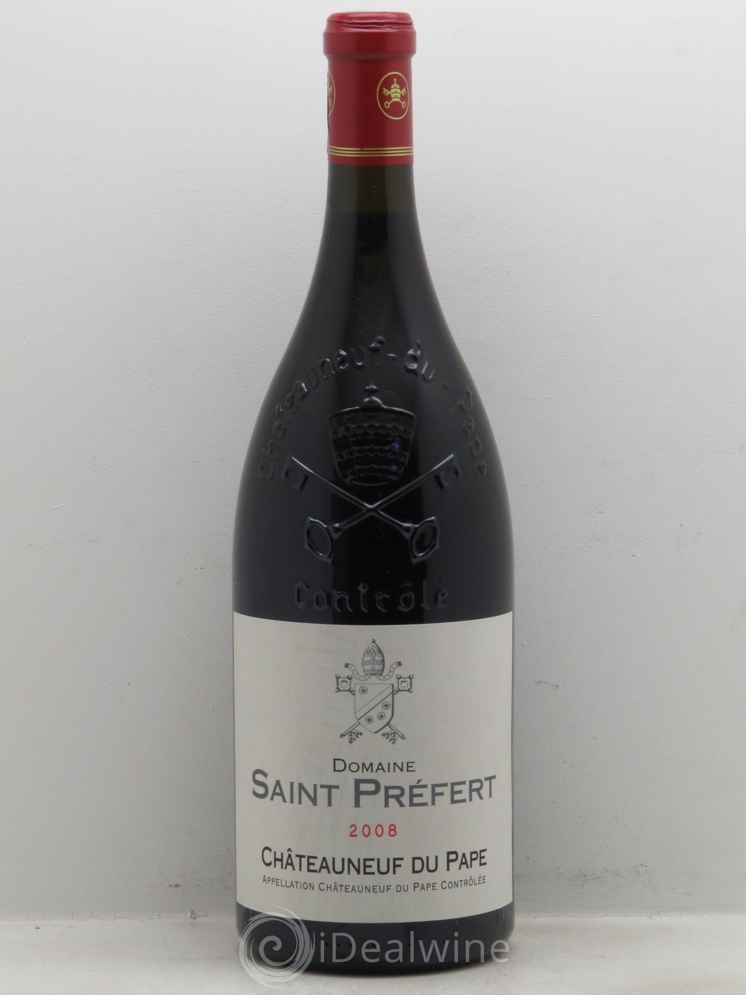 Châteauneuf-du-Pape Domaine Saint-Préfert 2008 - Lot de 1 magnum - 0