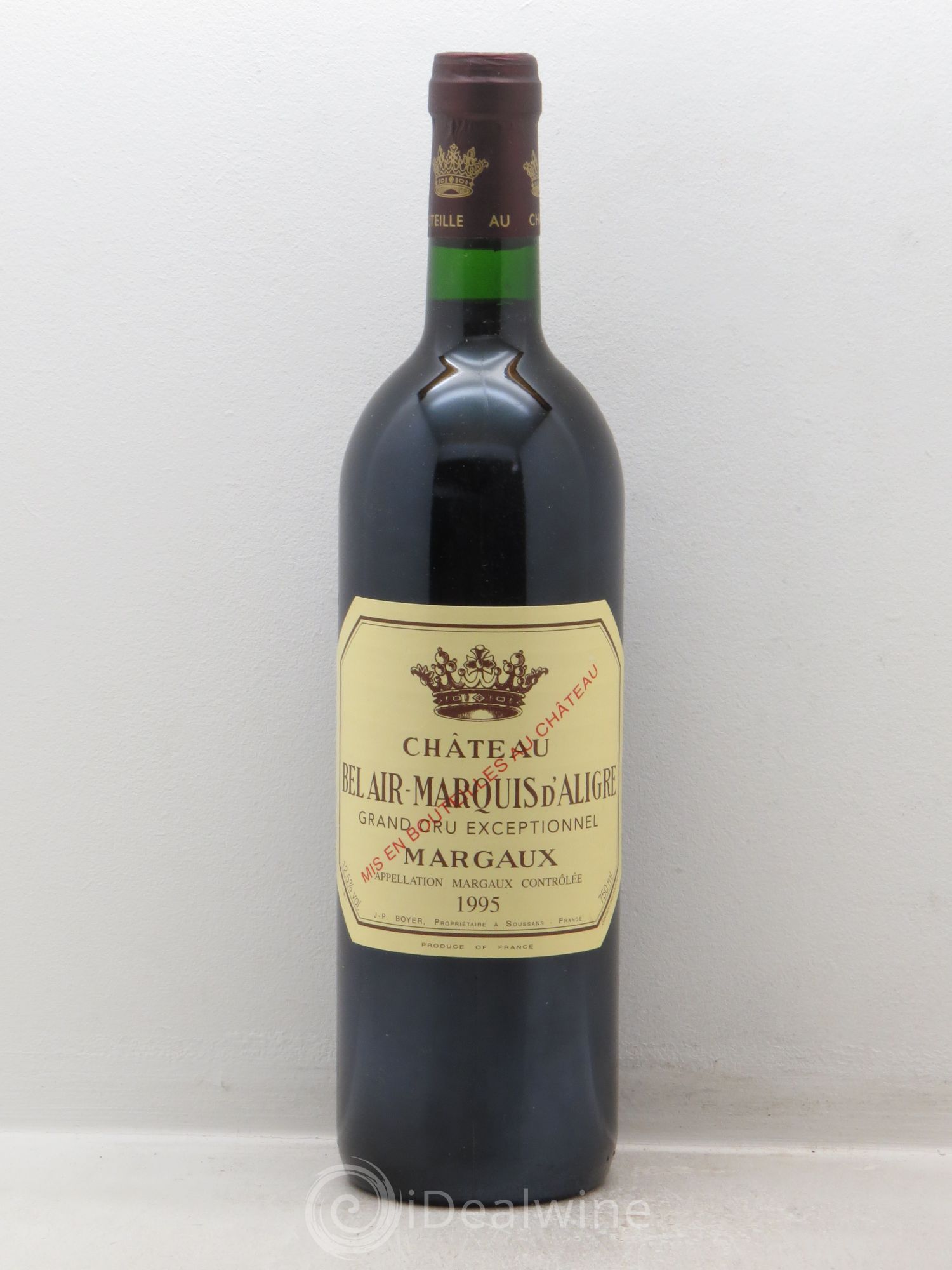 Château Bel Air Marquis d'Aligre 1995 - Lot de 6 bouteilles - 0