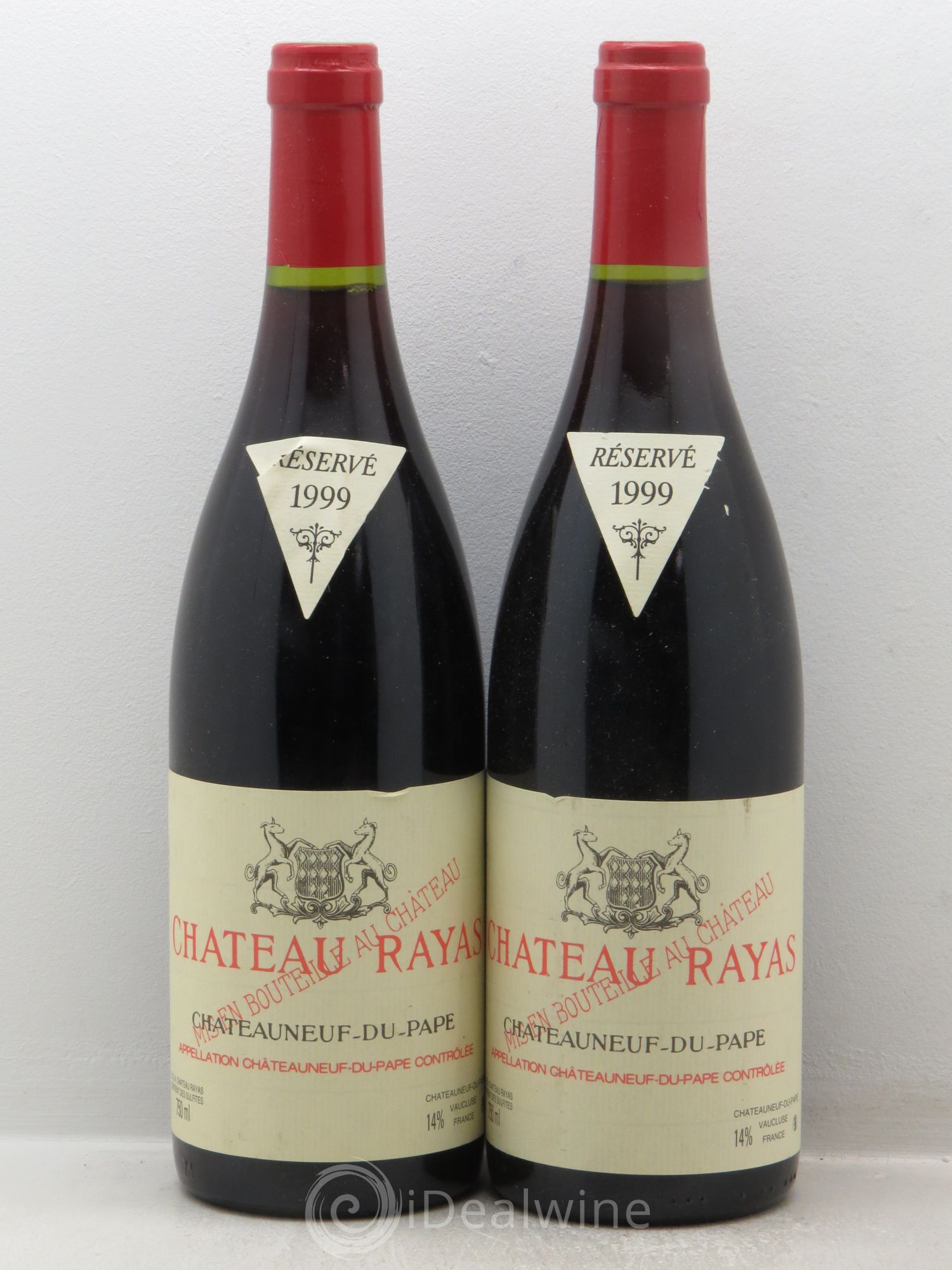 Châteauneuf-du-Pape Château Rayas Emmanuel Reynaud 1999 - Lot de 2 bouteilles - 0