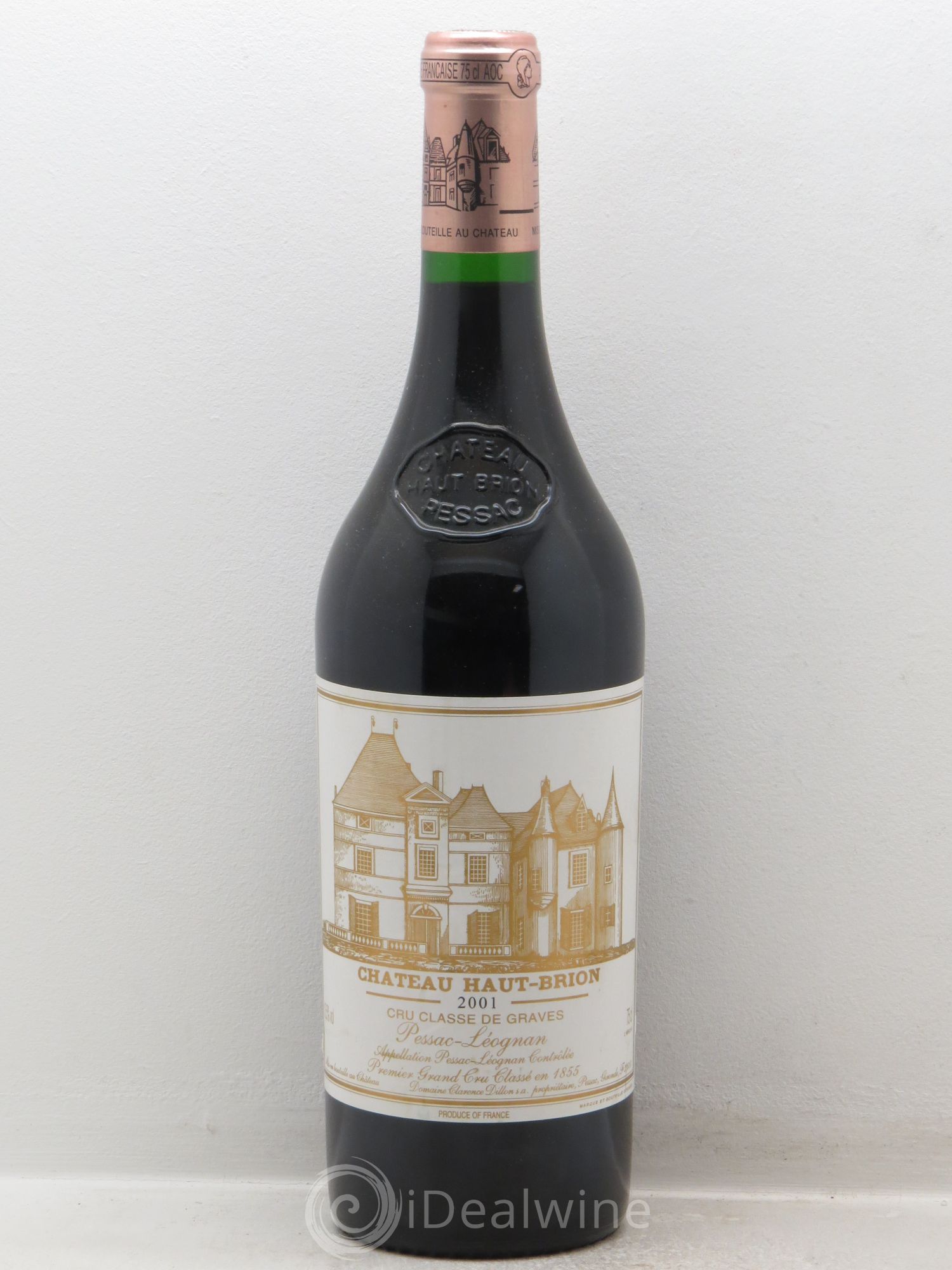 Château Haut Brion 1er Grand Cru Classé 2001 - Lot de 1 bouteille - 0