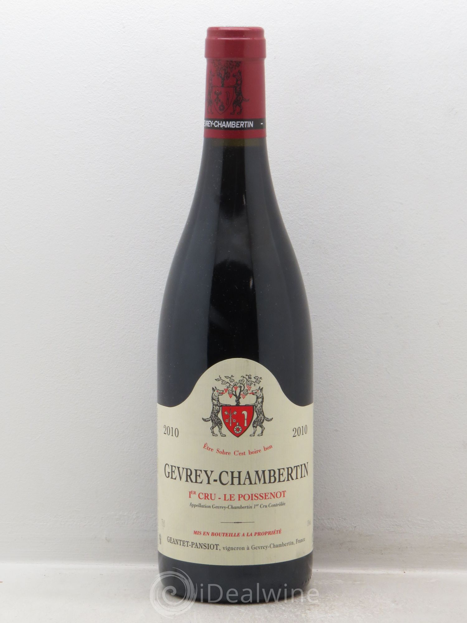 Gevrey-Chambertin 1er Cru Le Poissenot Geantet-Pansiot 2010 - Lot de 1 bouteille - 0