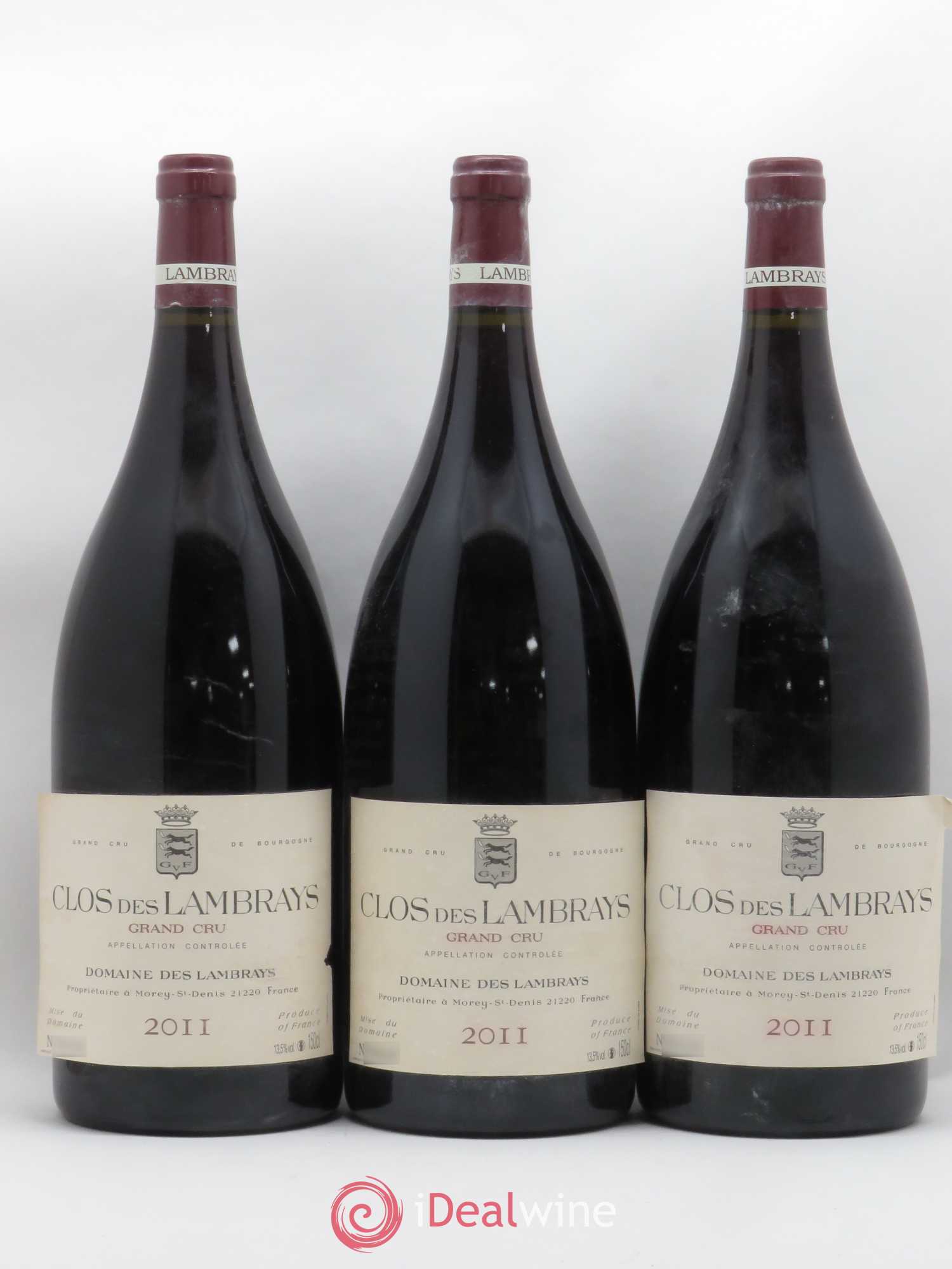 Clos des Lambrays Grand Cru Domaine des Lambrays 2011 - Lot de 3 magnums - 0