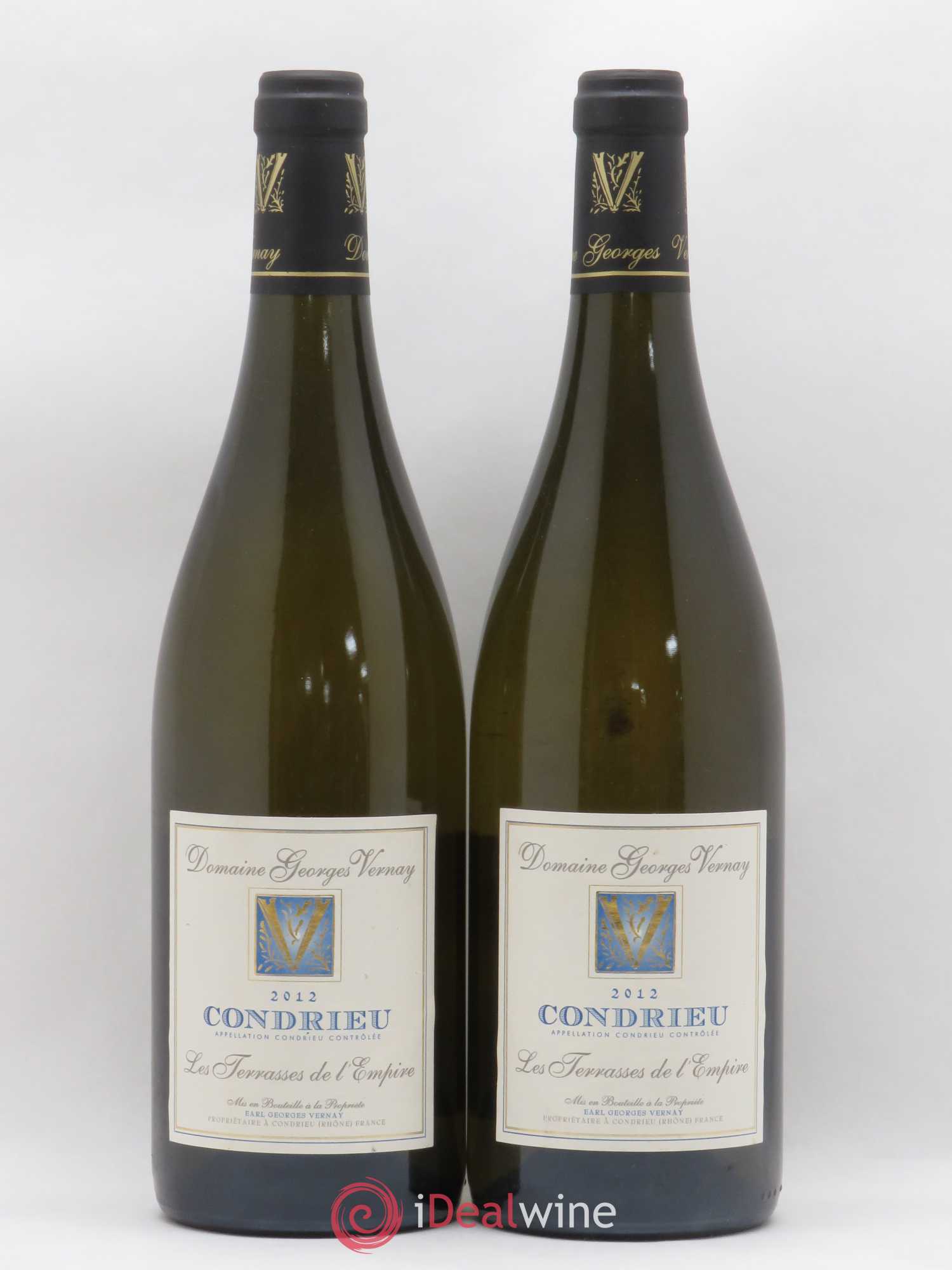 Condrieu Terrasses de l'Empire Georges Vernay 2012 - Lot de 2 bouteilles - 0