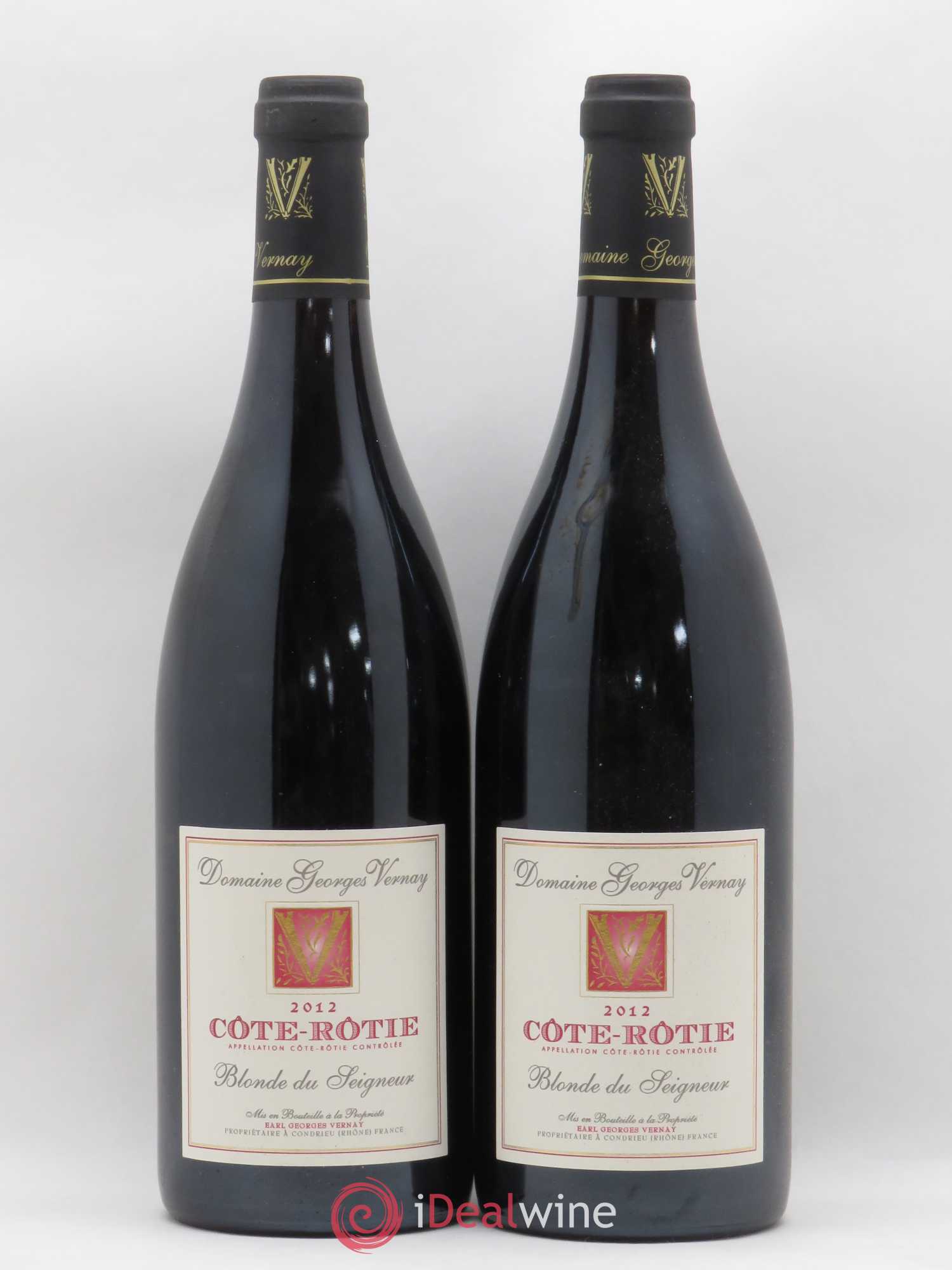 Côte-Rôtie Blonde du Seigneur Georges Vernay 2012 - Lot de 2 bouteilles - 0