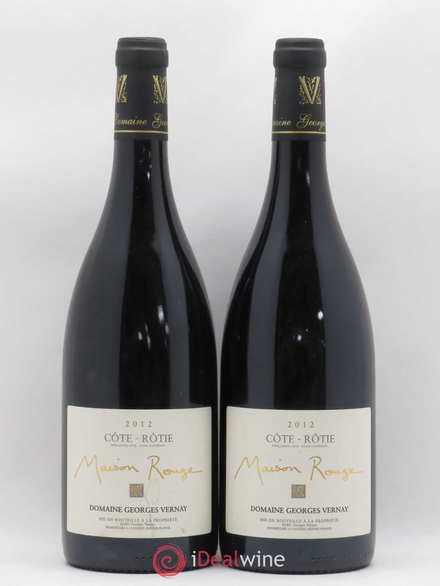Côte-Rôtie Maison Rouge Georges Vernay 2012 - Lot de 2 bouteilles - 0