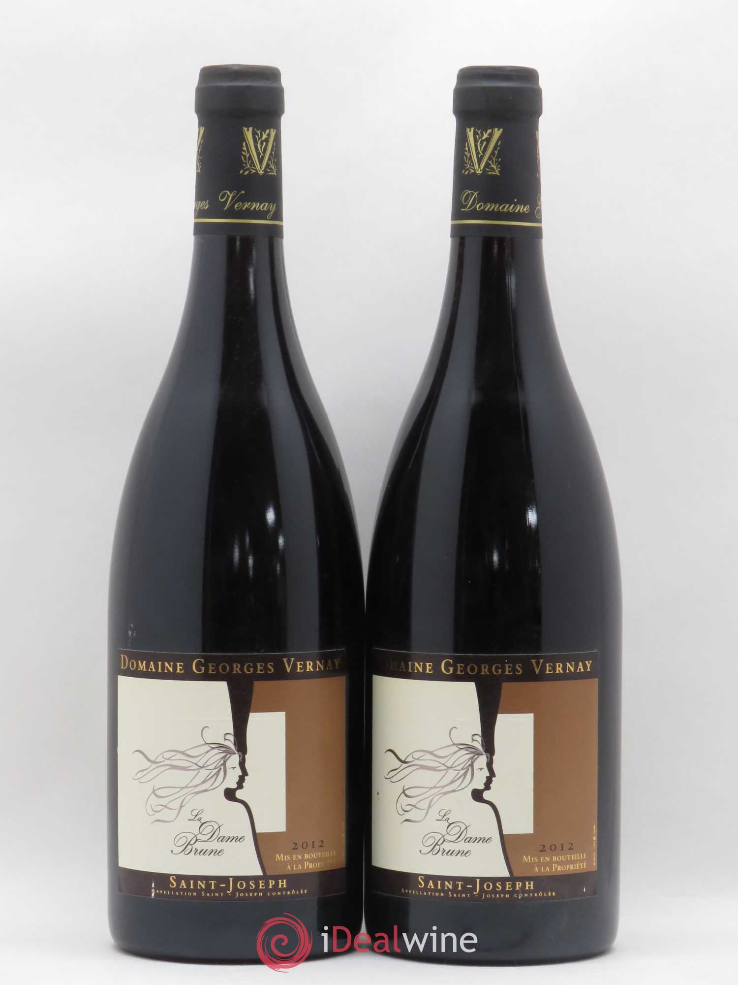 Saint-Joseph La Dame Brune Georges Vernay 2012 - Lot de 2 bouteilles - 0