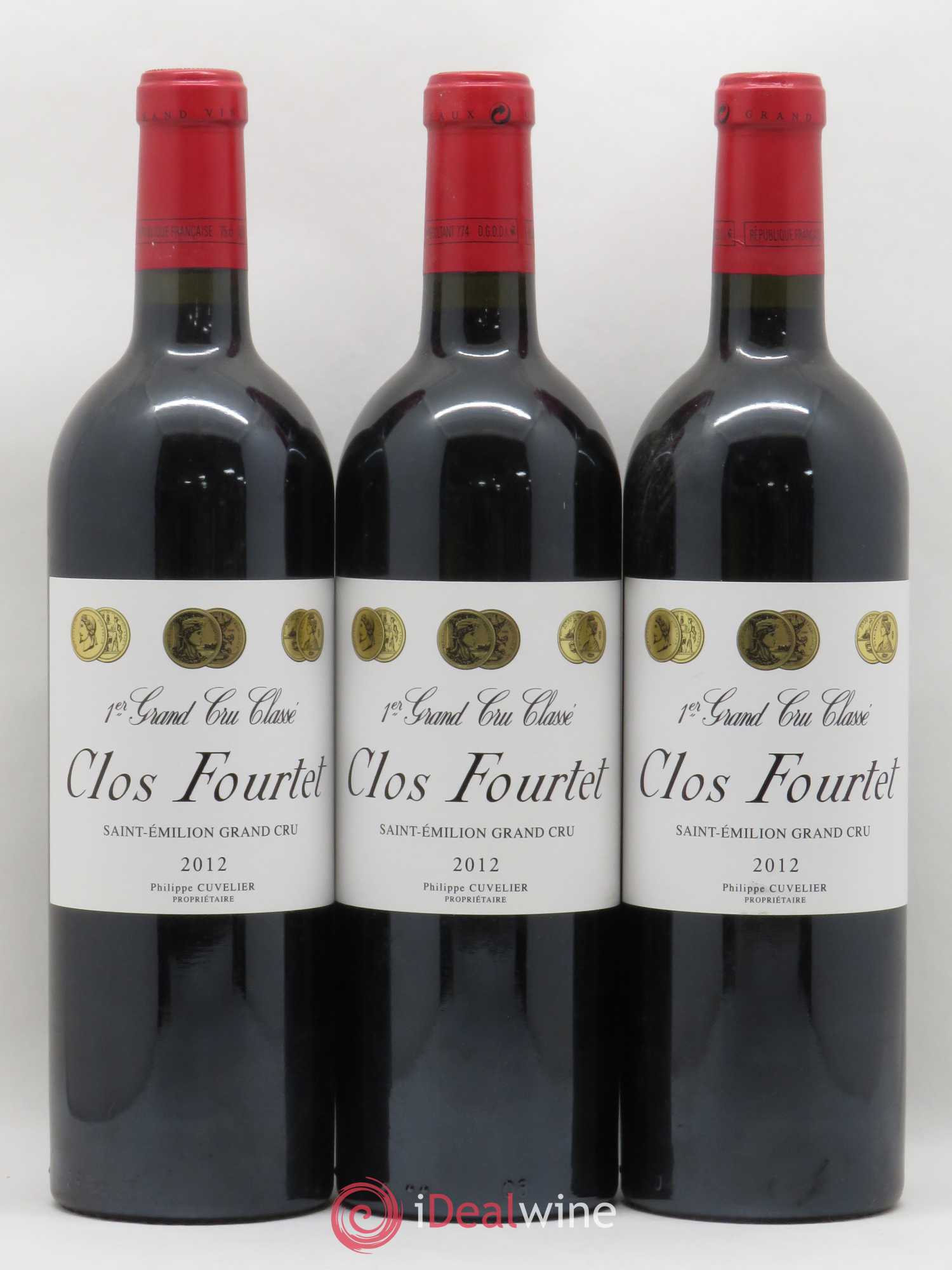 Clos Fourtet 1er Grand Cru Classé B 2012 - Lot de 6 bouteilles - 1