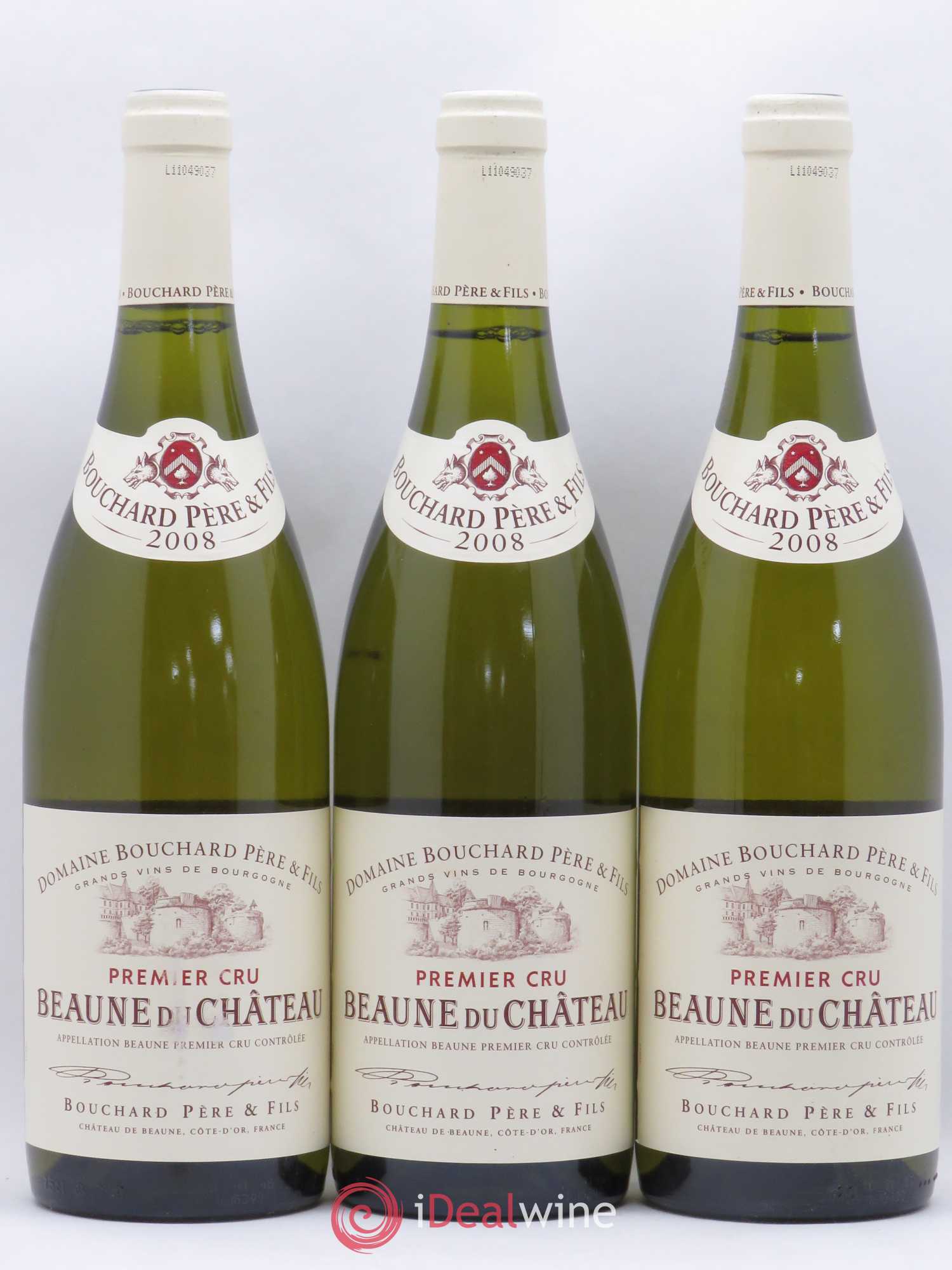 Beaune 1er Cru du Château Bouchard Père & Fils 2008 - Posten von 3 Flaschen - 0