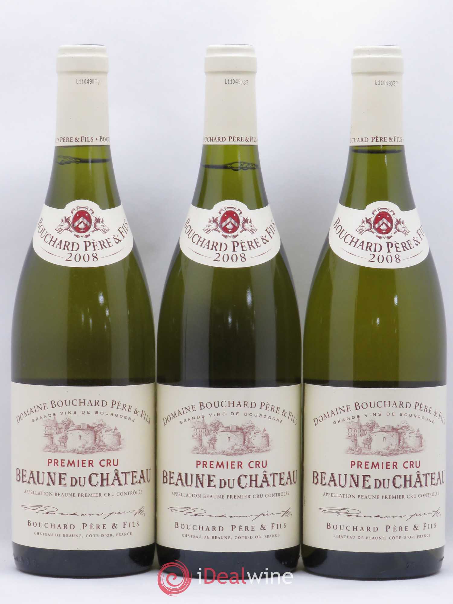 Beaune 1er Cru du Château Bouchard Père & Fils 2008 - Lot de 3 bouteilles - 0