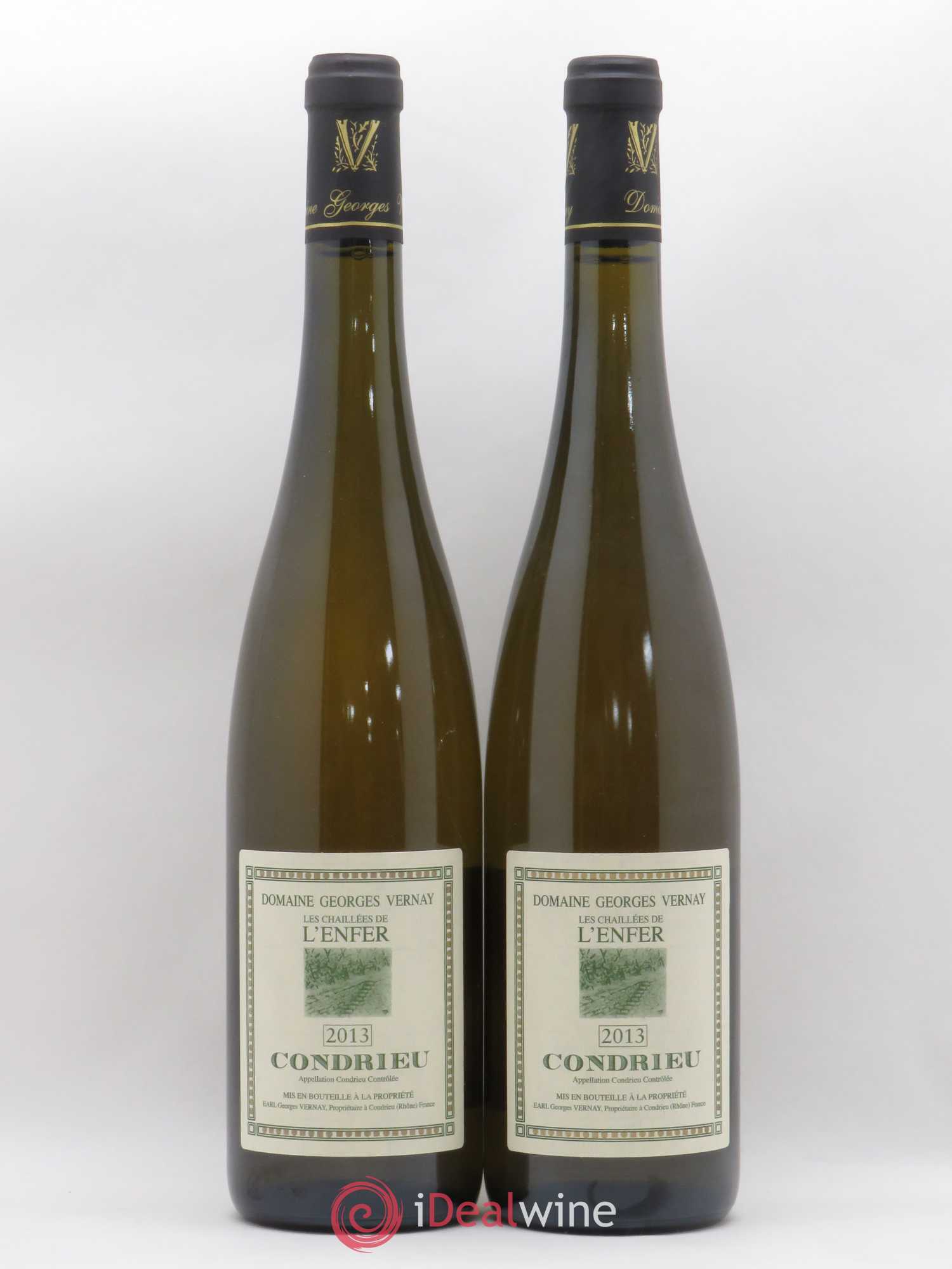Condrieu Les Chaillées de l'Enfer Georges Vernay 2013 - Posten von 2 Flaschen - 0