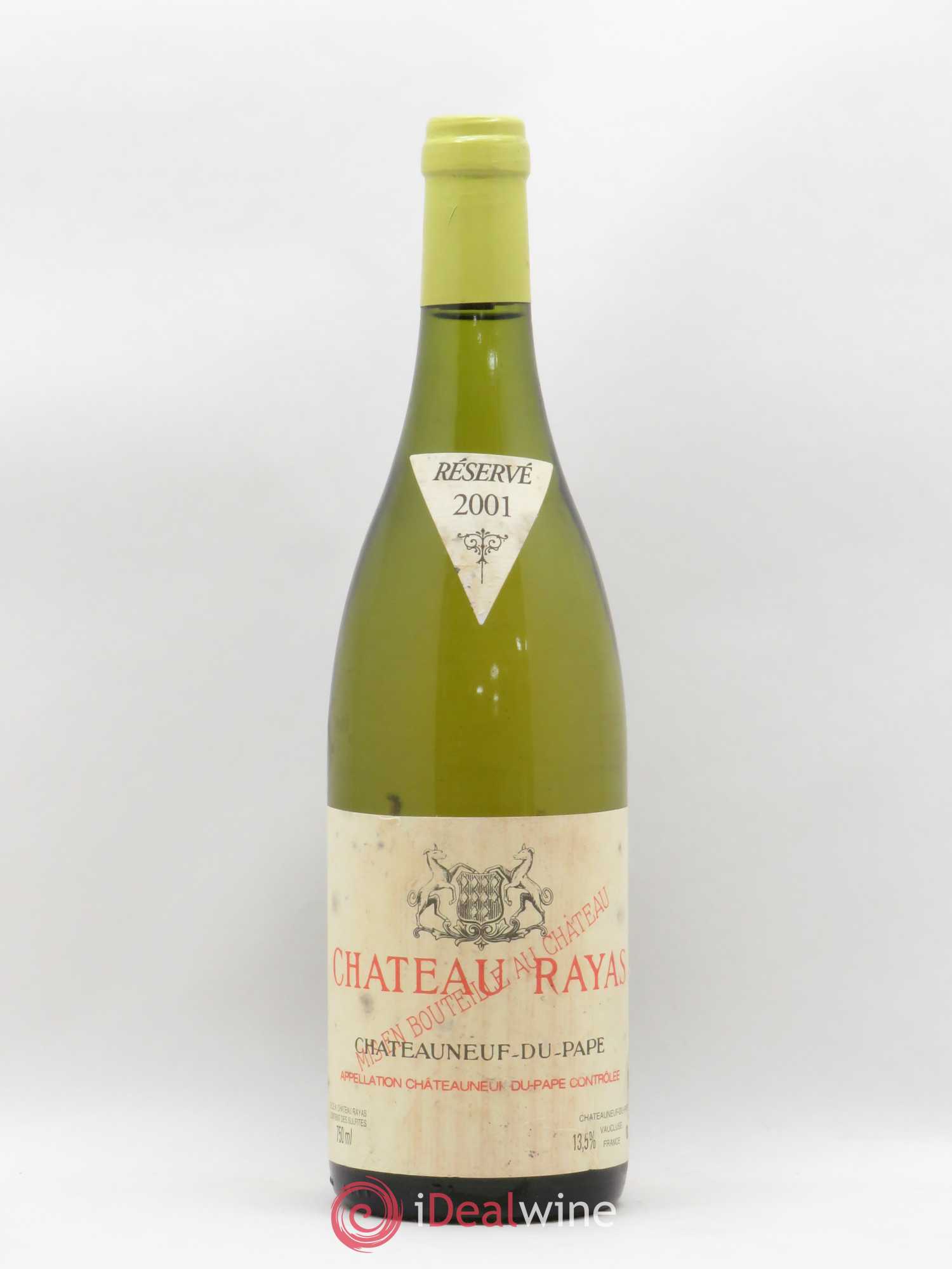 Châteauneuf-du-Pape Château Rayas Emmanuel Reynaud 2001 - Lot de 1 bouteille - 0