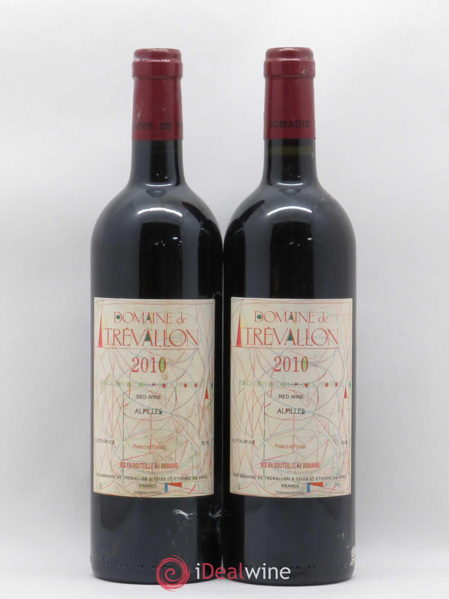 Alpilles Trévallon (Domaine de) Eloi Dürrbach 2010 - Lot de 2 bouteilles - 0