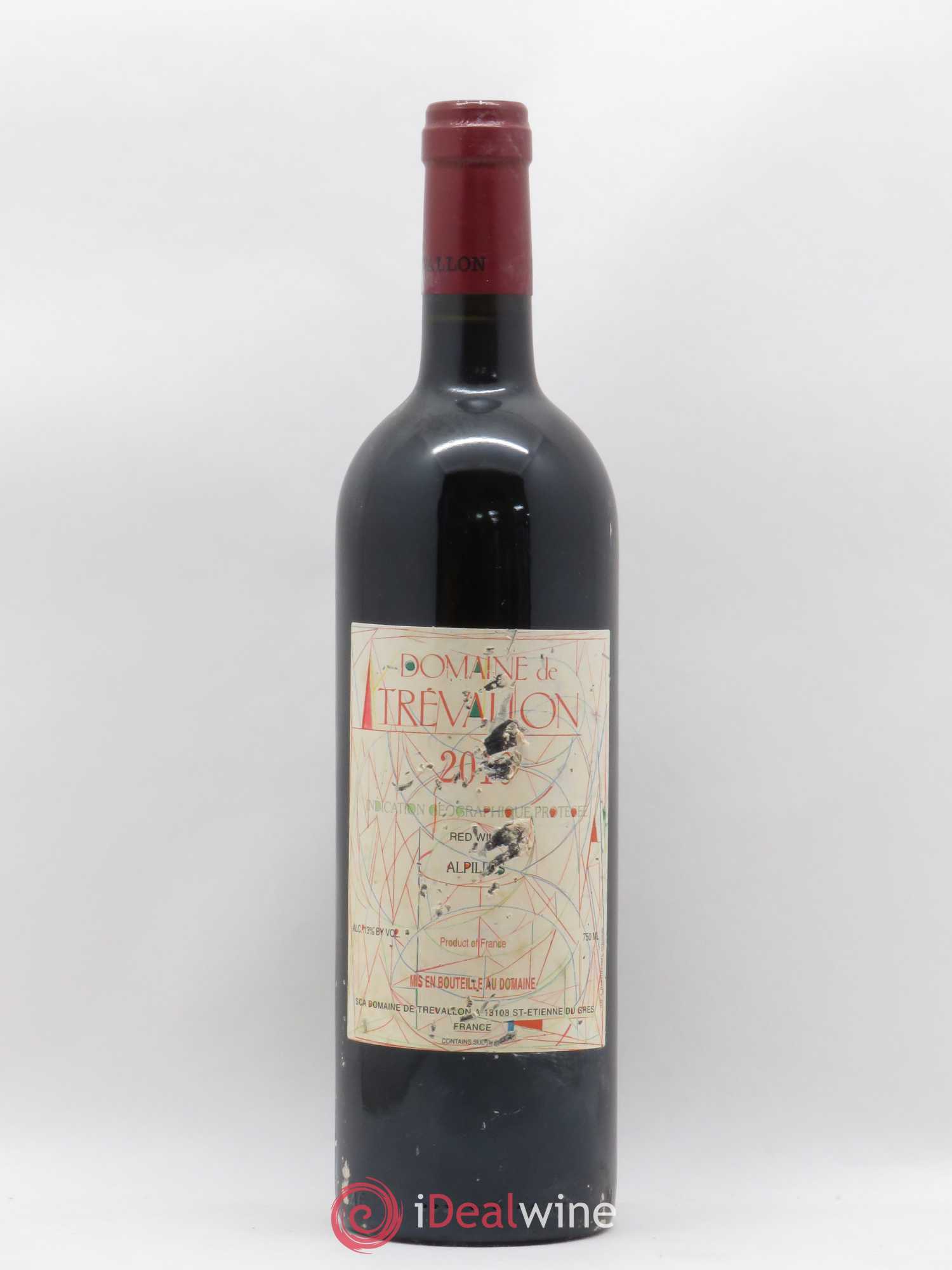 Alpilles Trévallon (Domaine de) Eloi Dürrbach 2010 - Lot de 1 bouteille - 0