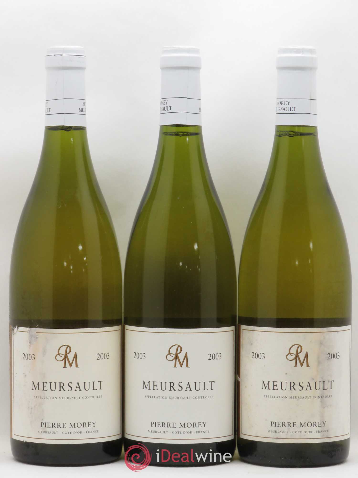 Meursault Pierre Morey (Domaine) 2003 - Lot de 3 bouteilles - 0