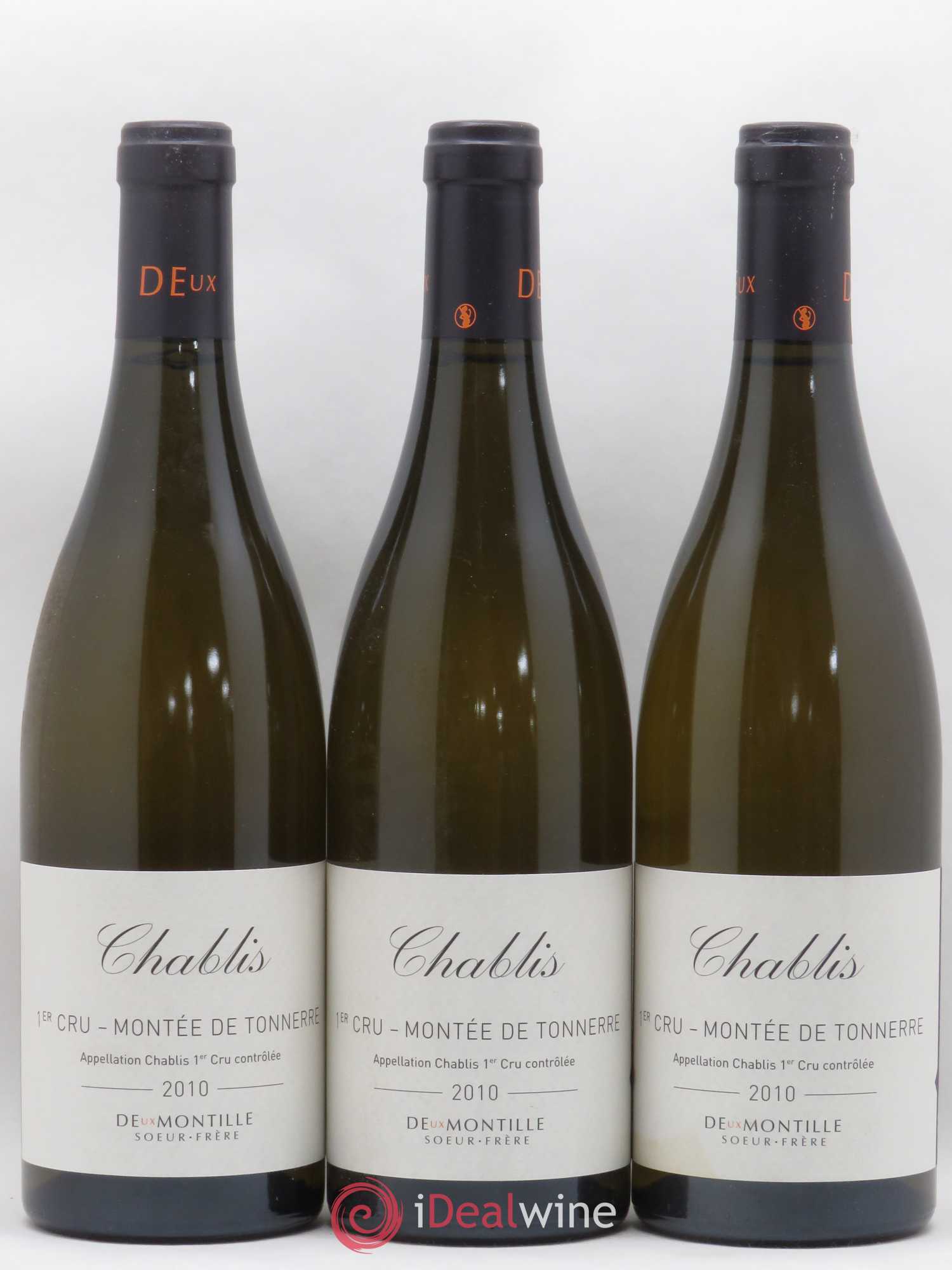 Chablis 1er Cru Montée de Tonnerre De(ux) Montille Soeurs et Frères 2010 - Posten von 3 Flaschen - 0