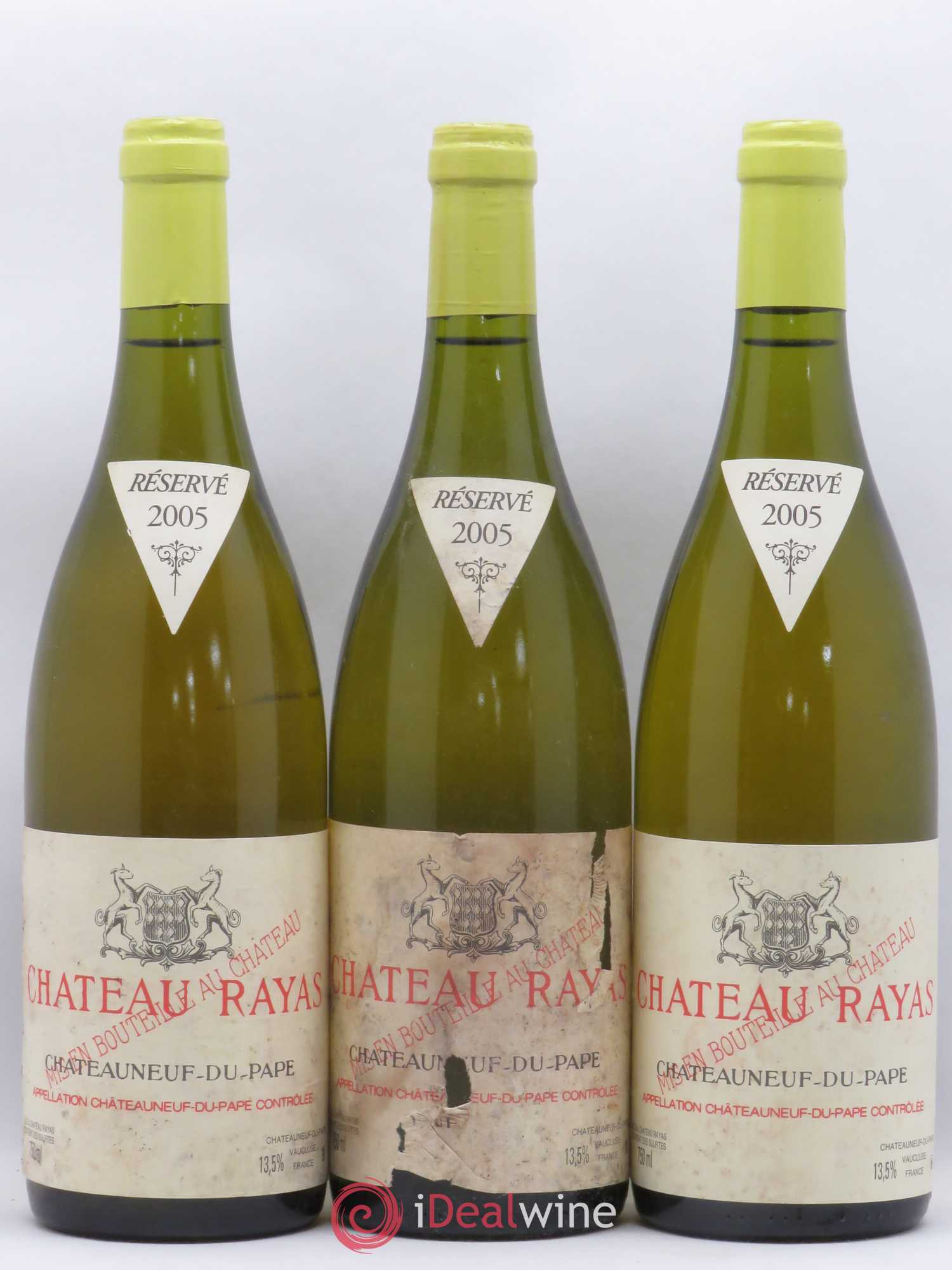 Châteauneuf-du-Pape Château Rayas Emmanuel Reynaud 2005 - Posten von 3 Flaschen - 0