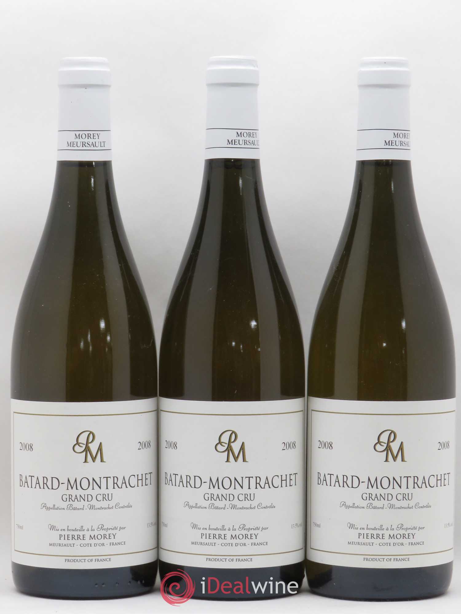 Bâtard-Montrachet Grand Cru Pierre Morey (Domaine) 2008 - Lot de 3 bouteilles - 0