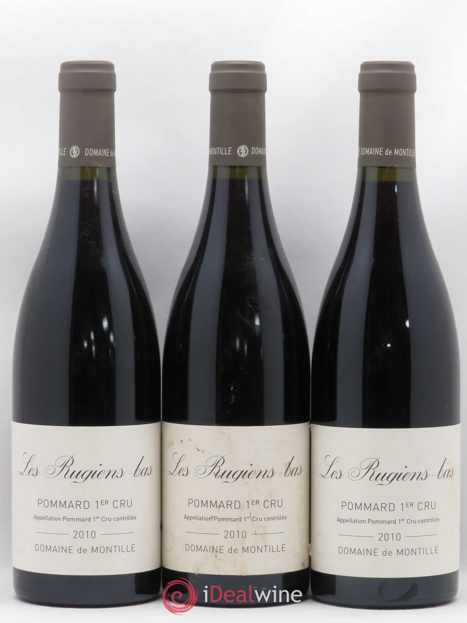 Pommard 1er Cru Les Rugiens-bas De Montille (Domaine) 2010 - Lot de 3 bouteilles - 0