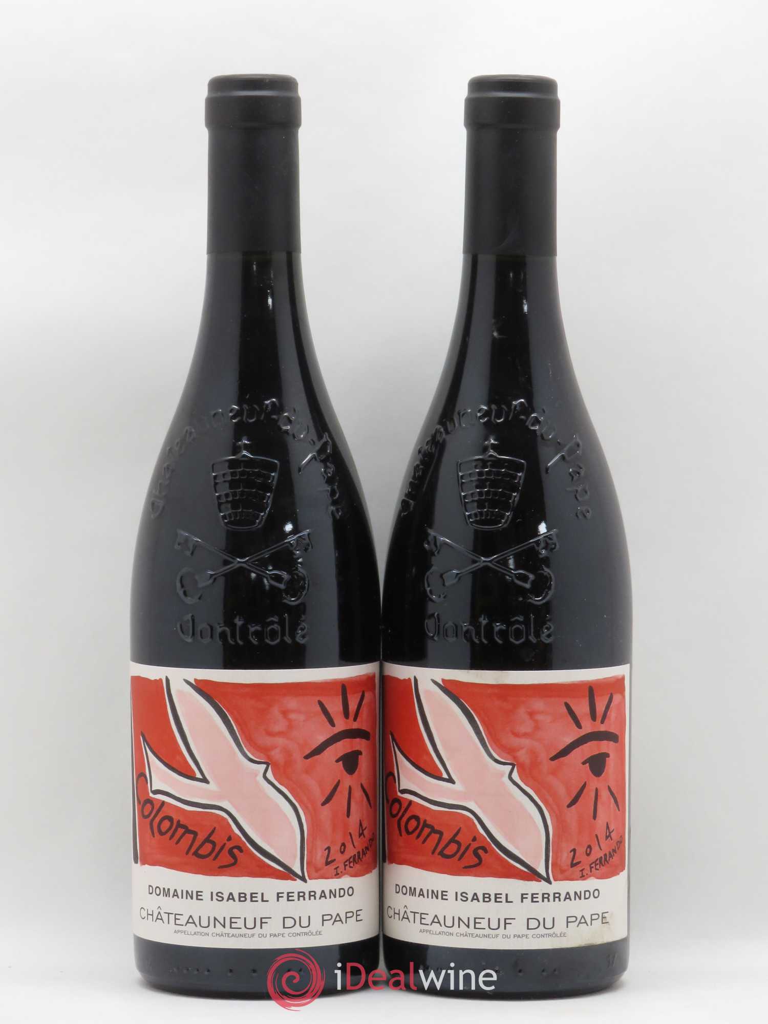 Châteauneuf-du-Pape Colombis Domaine Saint-Préfert 2014 - Lot de 2 bouteilles - 0