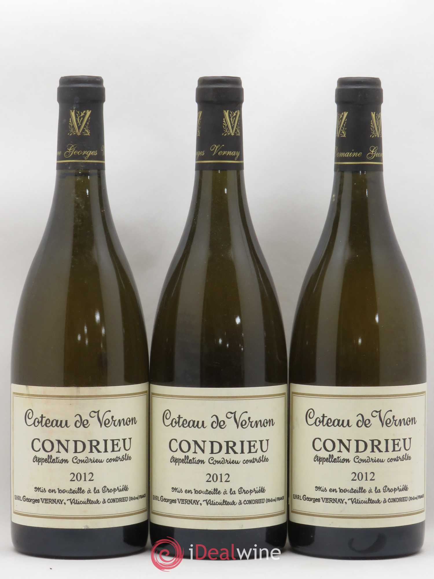 Condrieu Coteau de Vernon Georges Vernay 2012 - Lot de 3 bouteilles - 0
