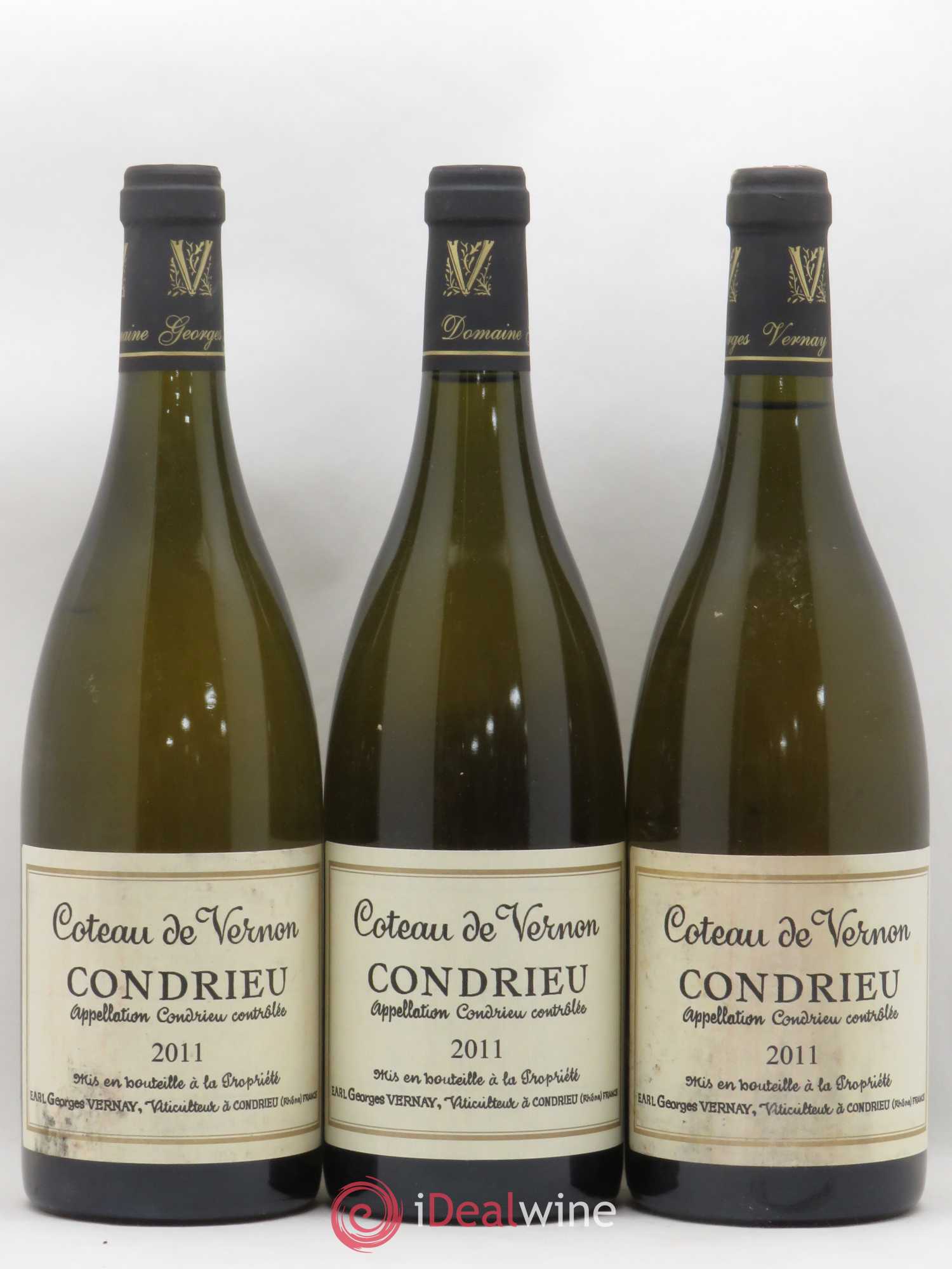 Condrieu Coteau de Vernon Georges Vernay 2011 - Lot de 3 bouteilles - 0