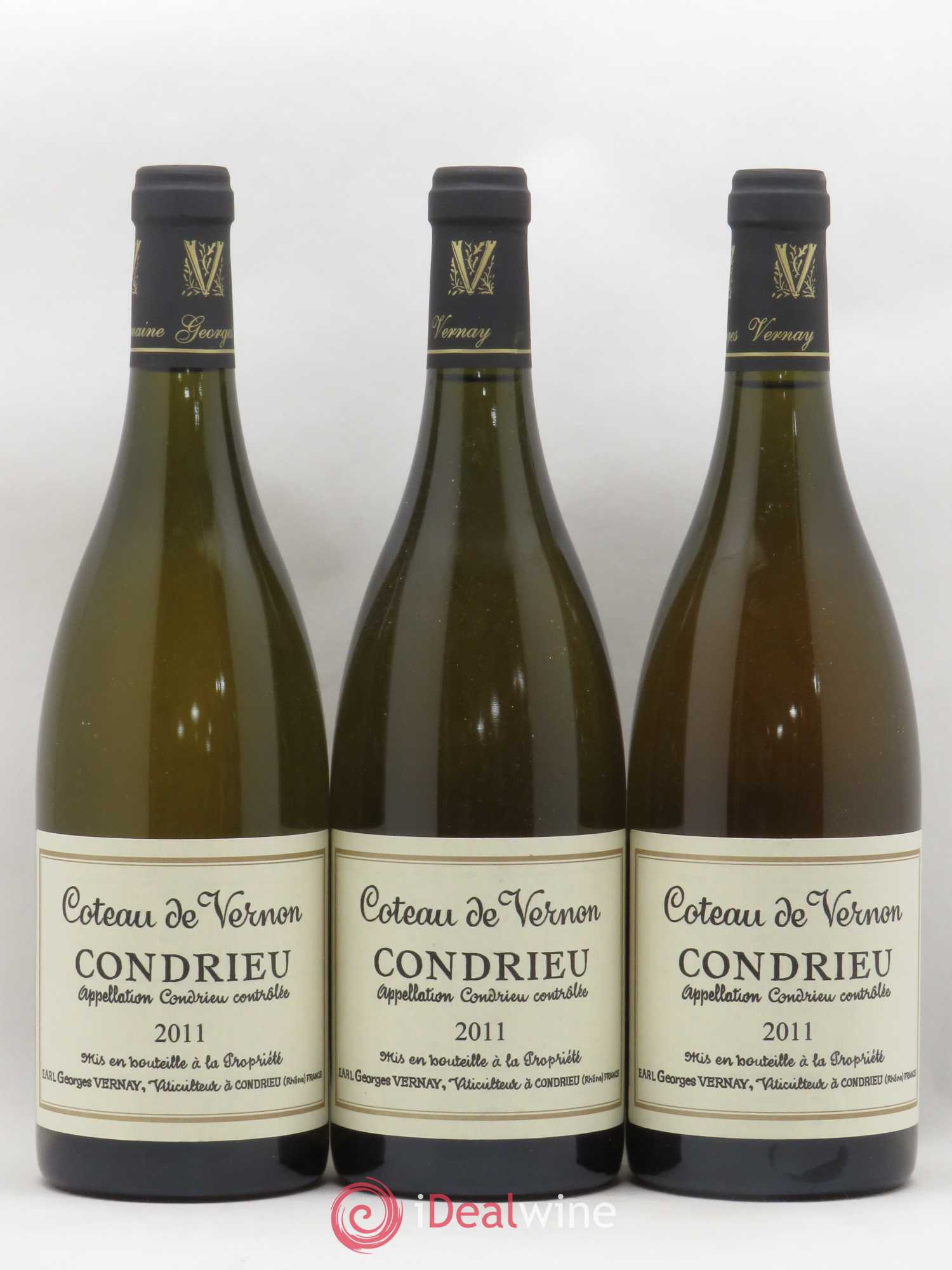 Condrieu Coteau de Vernon Georges Vernay 2011 - Lot de 3 bouteilles - 0