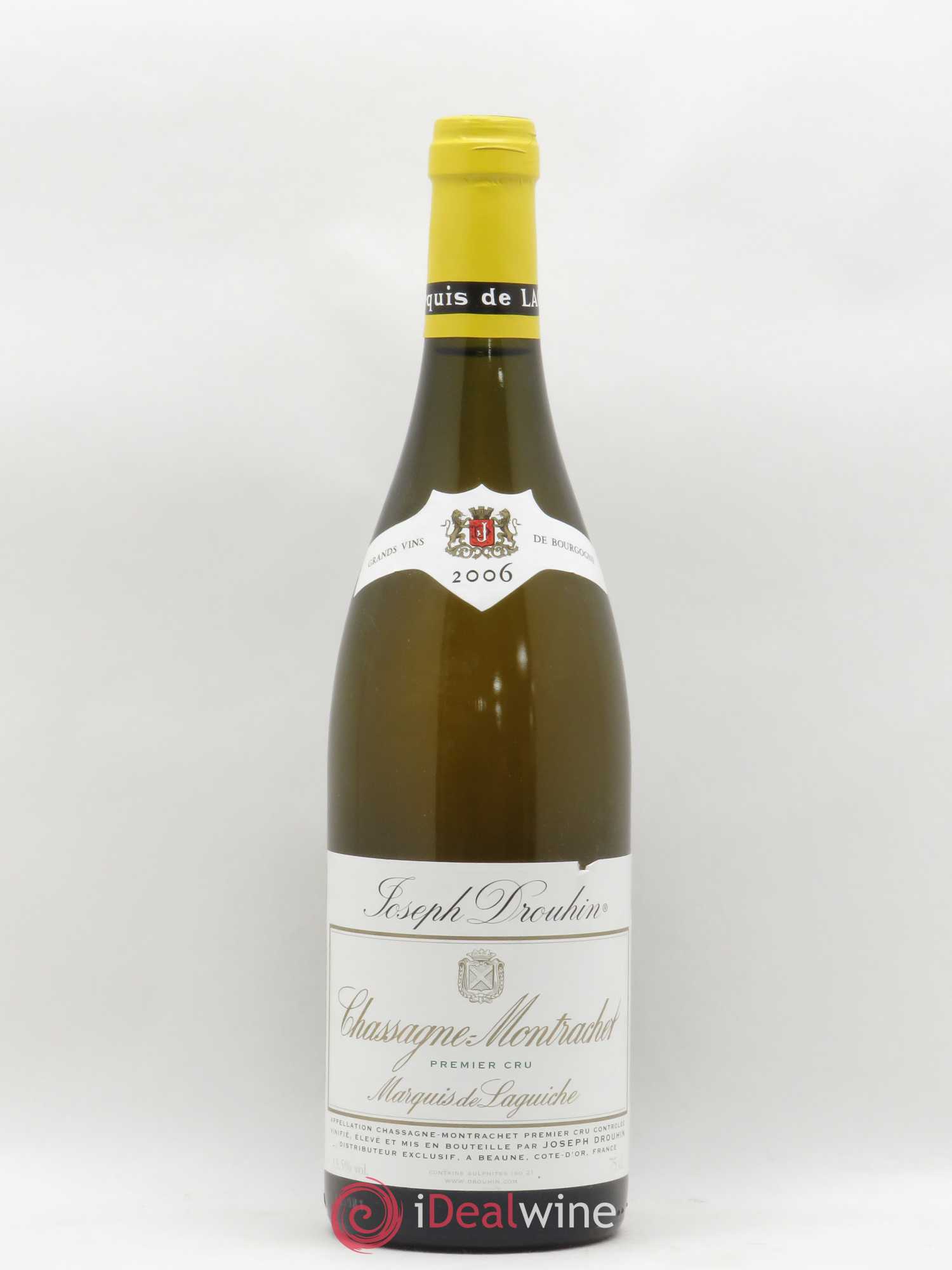 Chassagne-Montrachet Marquis de Laguiche Joseph Drouhin 1er cru 2006 - Posten von 1 Flasche - 0