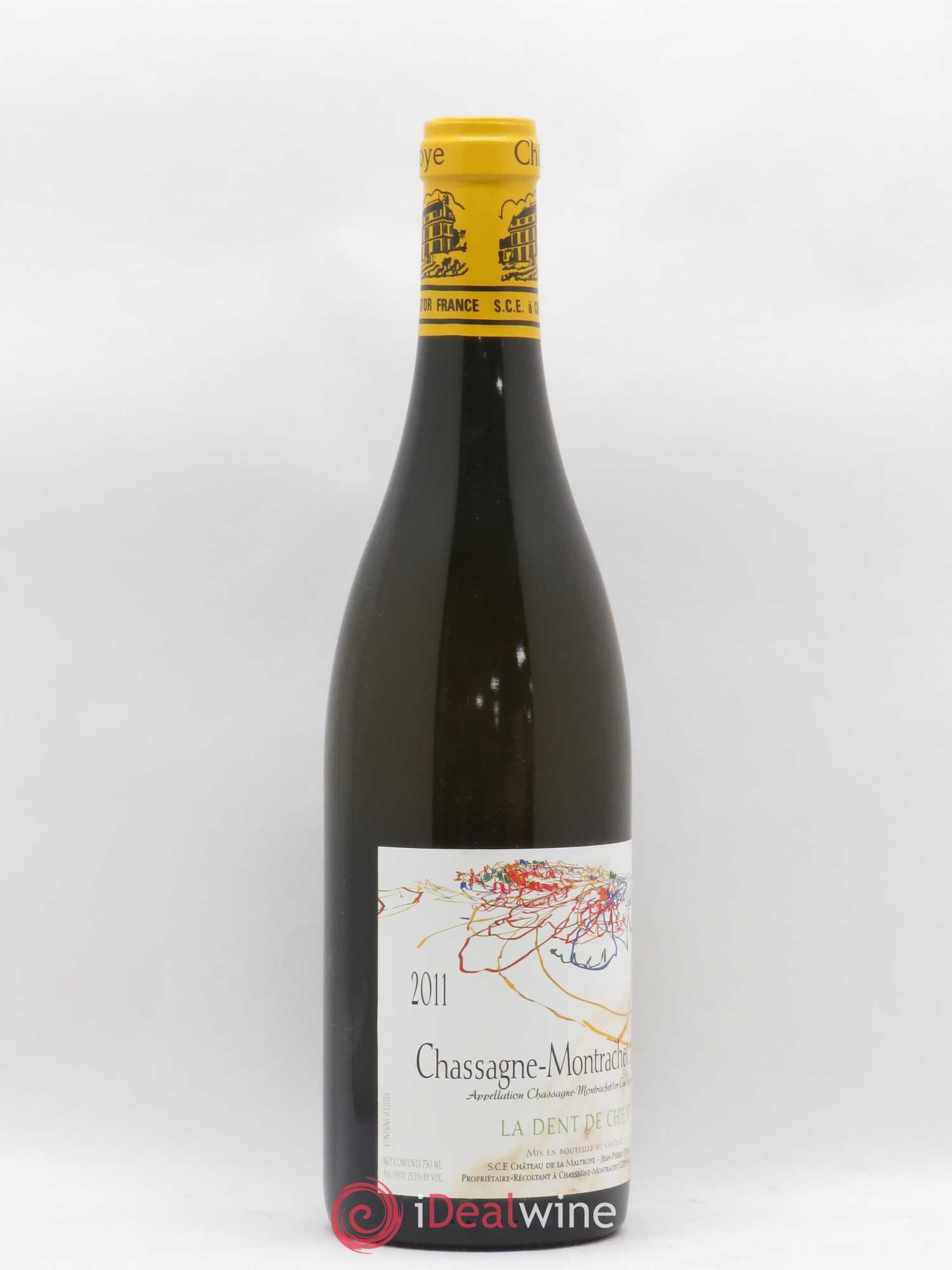 Chassagne-Montrachet 1er Cru La Dent de Chien Château de La Maltroie 2011 - Posten von 1 Flasche - 1
