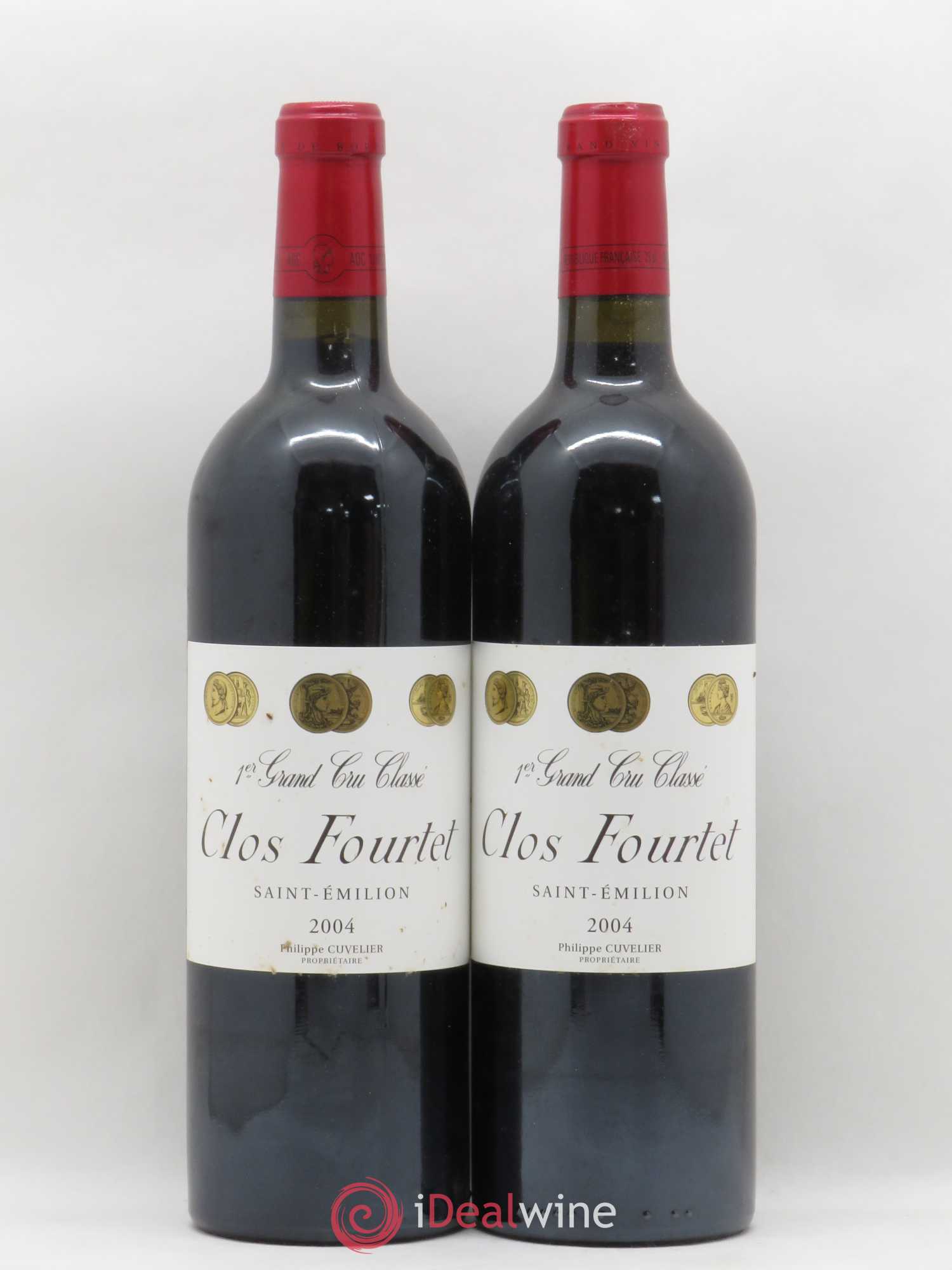 Clos Fourtet 1er Grand Cru Classé B 2004 - Lot de 2 bouteilles - 0