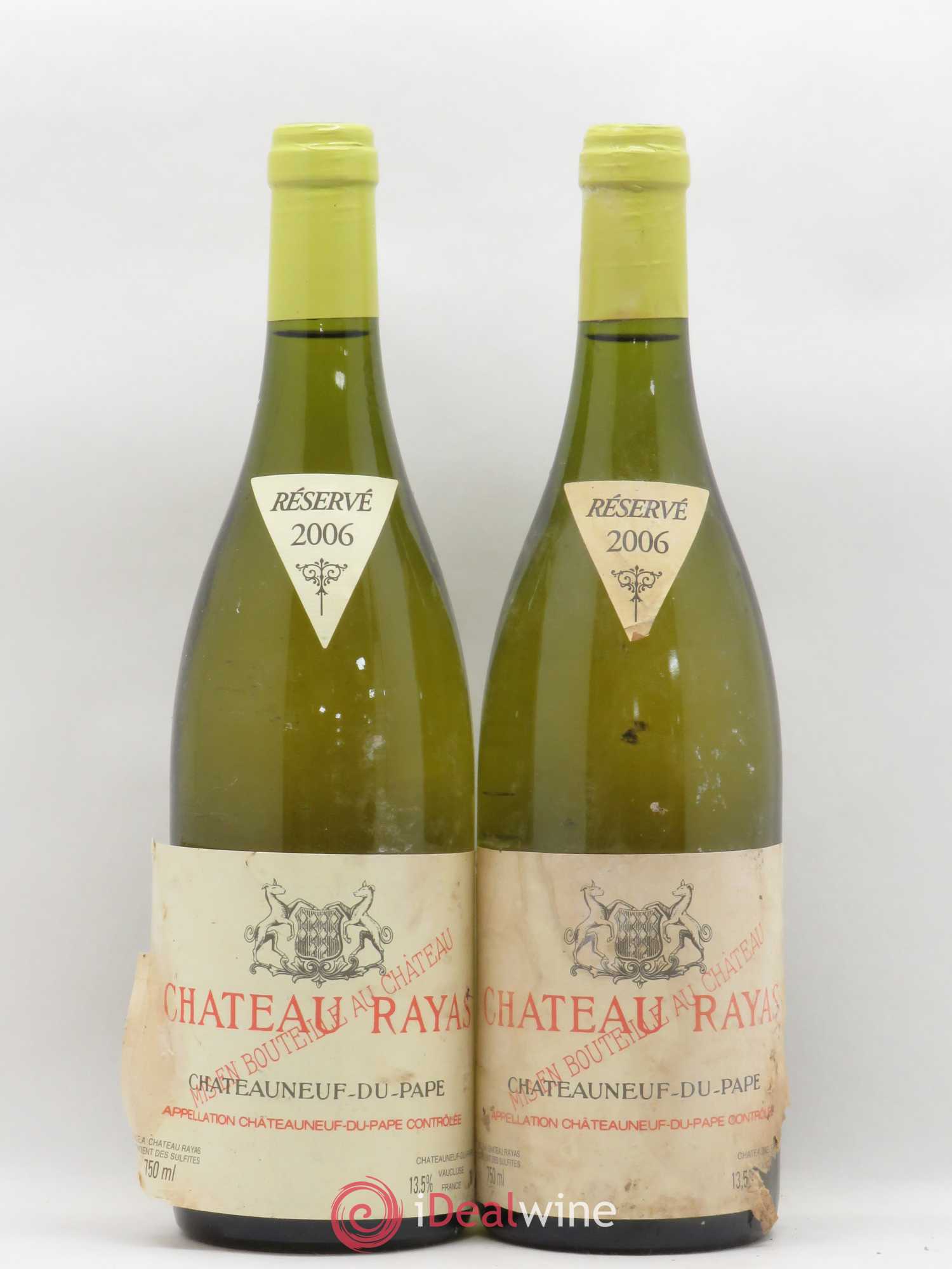 Châteauneuf-du-Pape Château Rayas Emmanuel Reynaud 2006 - Lot de 2 bouteilles - 0