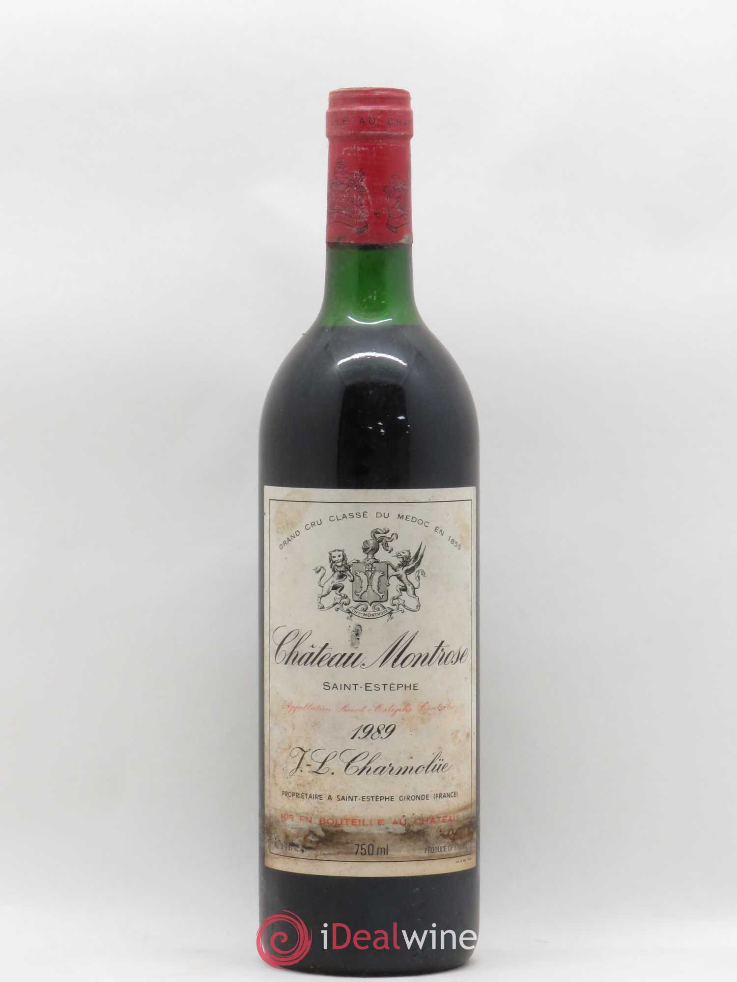 Château Montrose 2ème Grand Cru Classé 1989 - Lot de 1 bouteille - 0