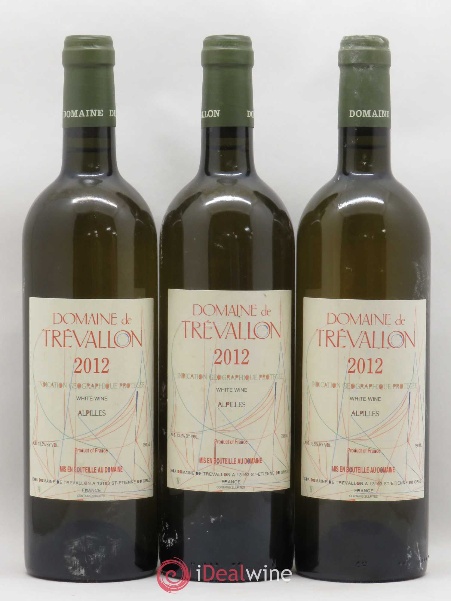 Alpilles Trévallon (Domaine de) Eloi Dürrbach 2012 - Lot de 3 bouteilles - 0