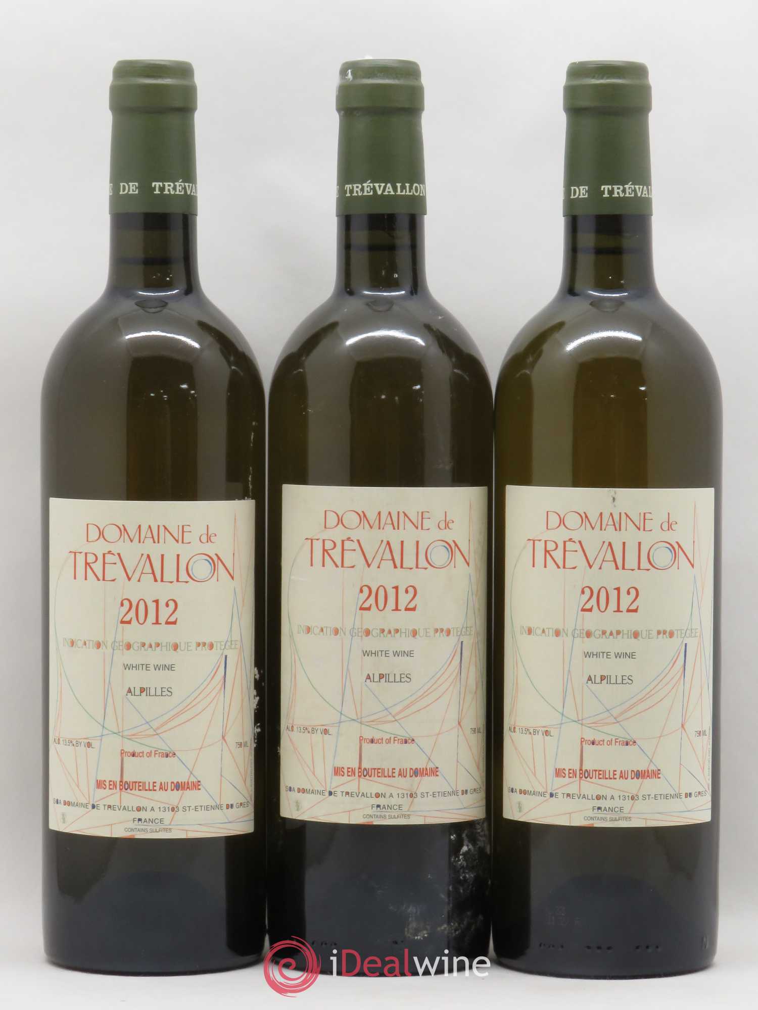 Alpilles Trévallon (Domaine de) Eloi Dürrbach 2012 - Lot de 3 bouteilles - 0