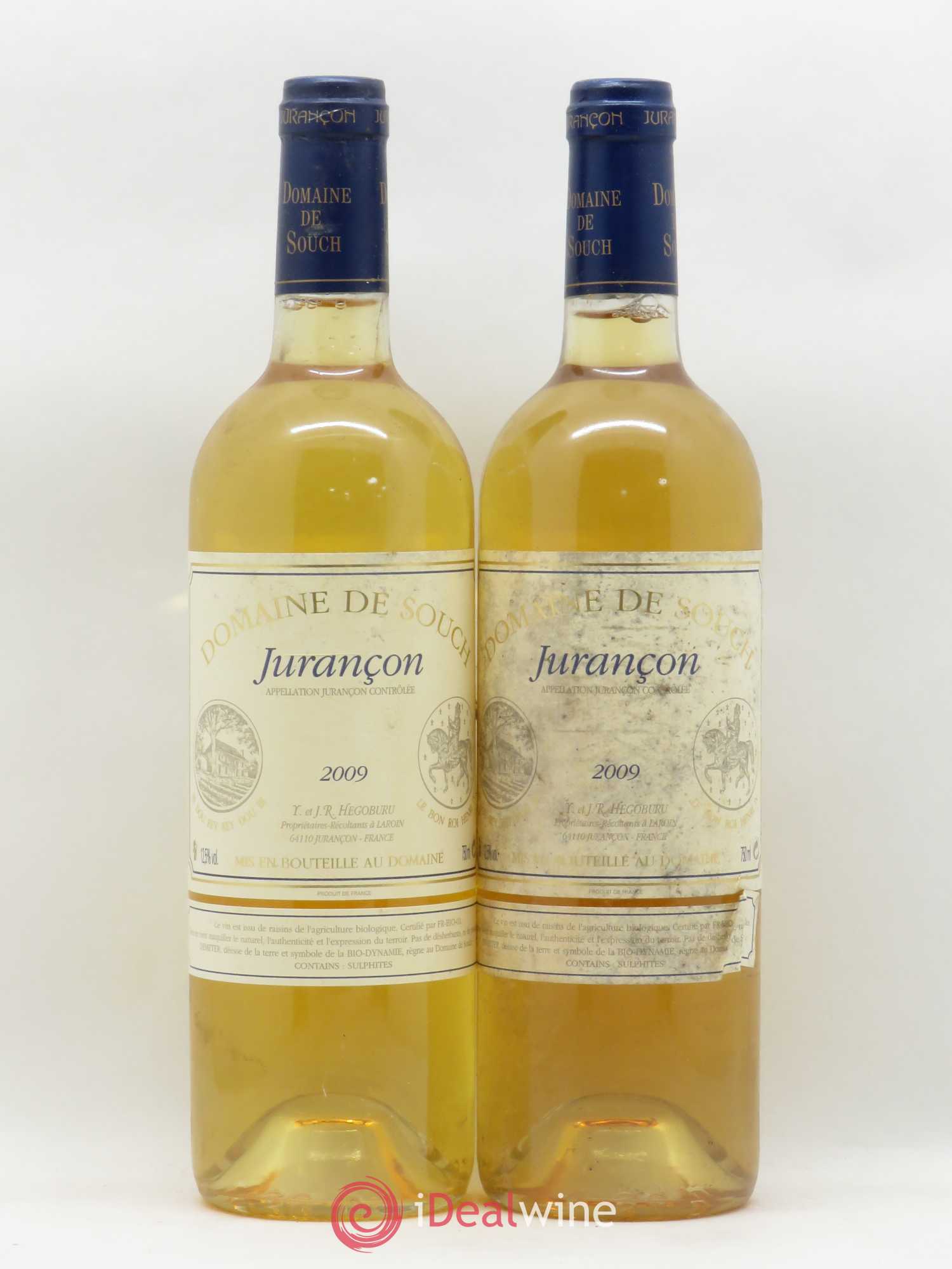 Jurançon Souch (Domaine de) 2009 - Lotto di 2 bottiglie - 0