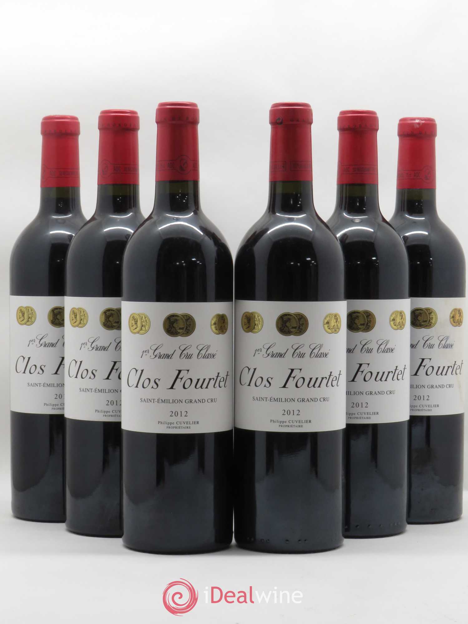 Clos Fourtet 1er Grand Cru Classé B 2012 - Lot de 6 bouteilles - 0