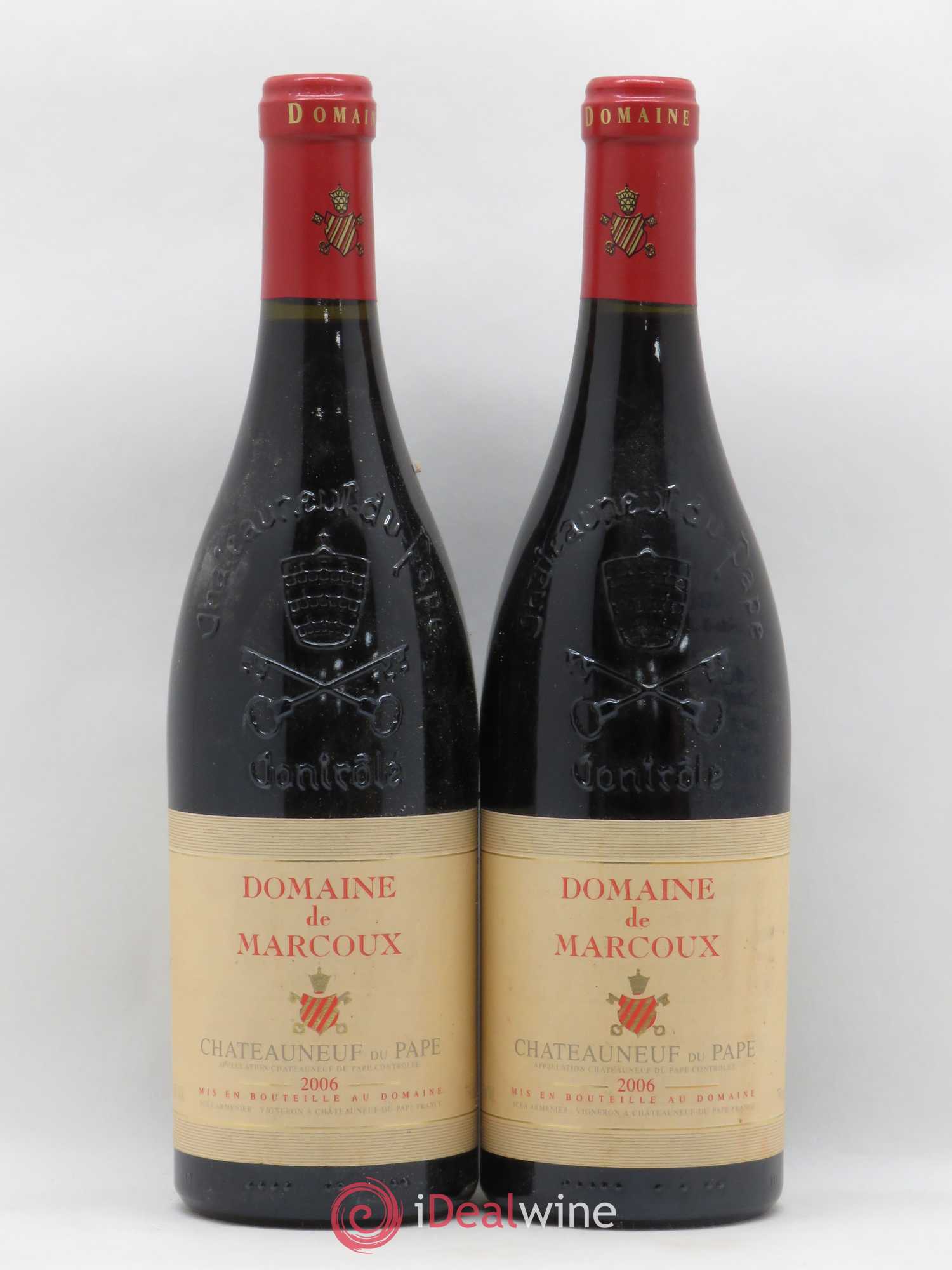 Châteauneuf-du-Pape Marcoux (Domaine de) 2006 - Lot de 2 bouteilles - 0