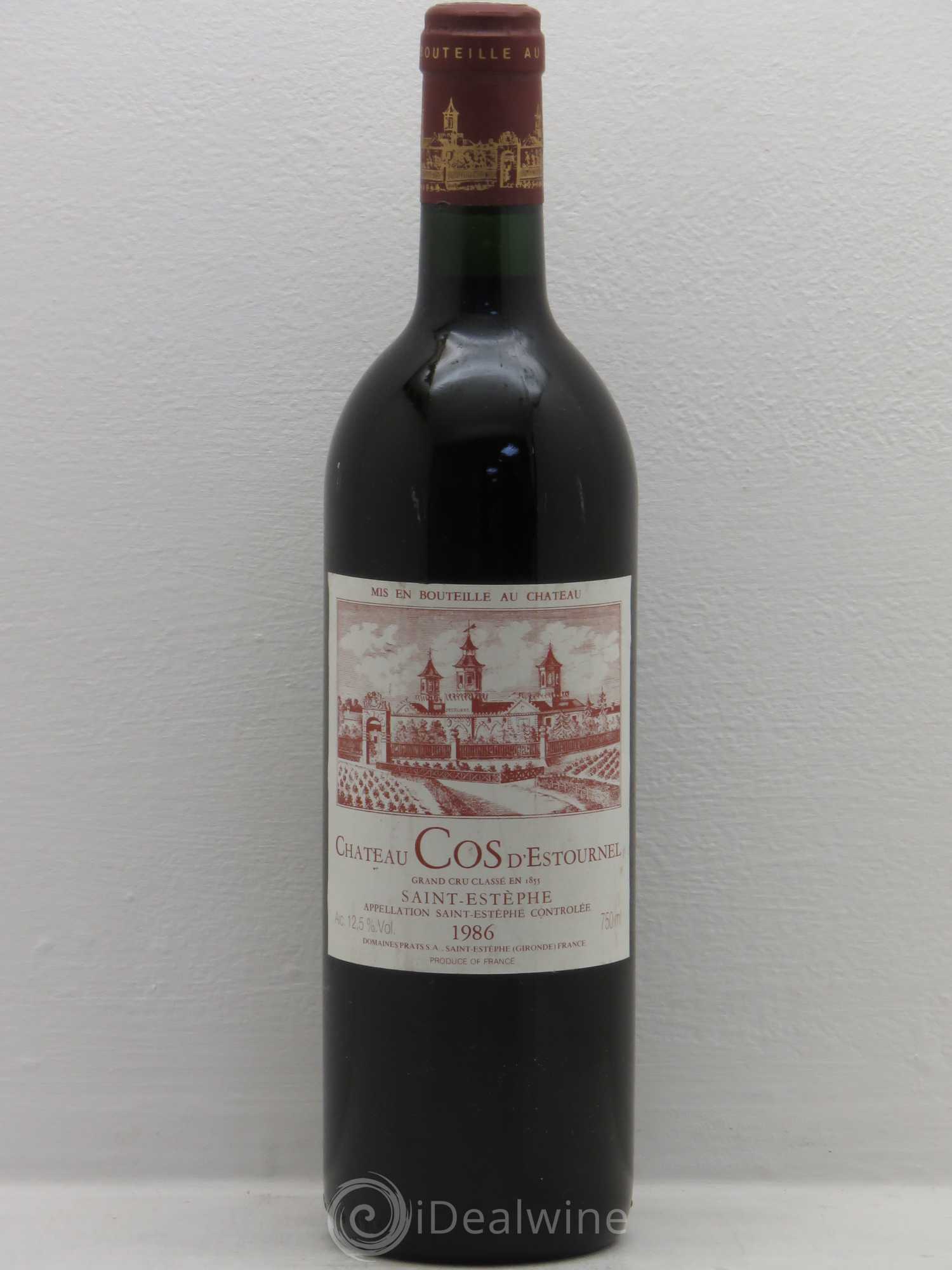 Cos d'Estournel 2ème Grand Cru Classé 1986 - Lot de 1 bouteille - 0