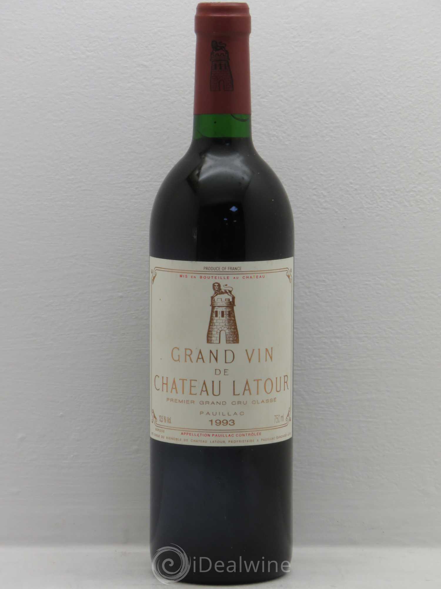 Château Latour 1er Grand Cru Classé 1993 - Lot de 1 bouteille - 0