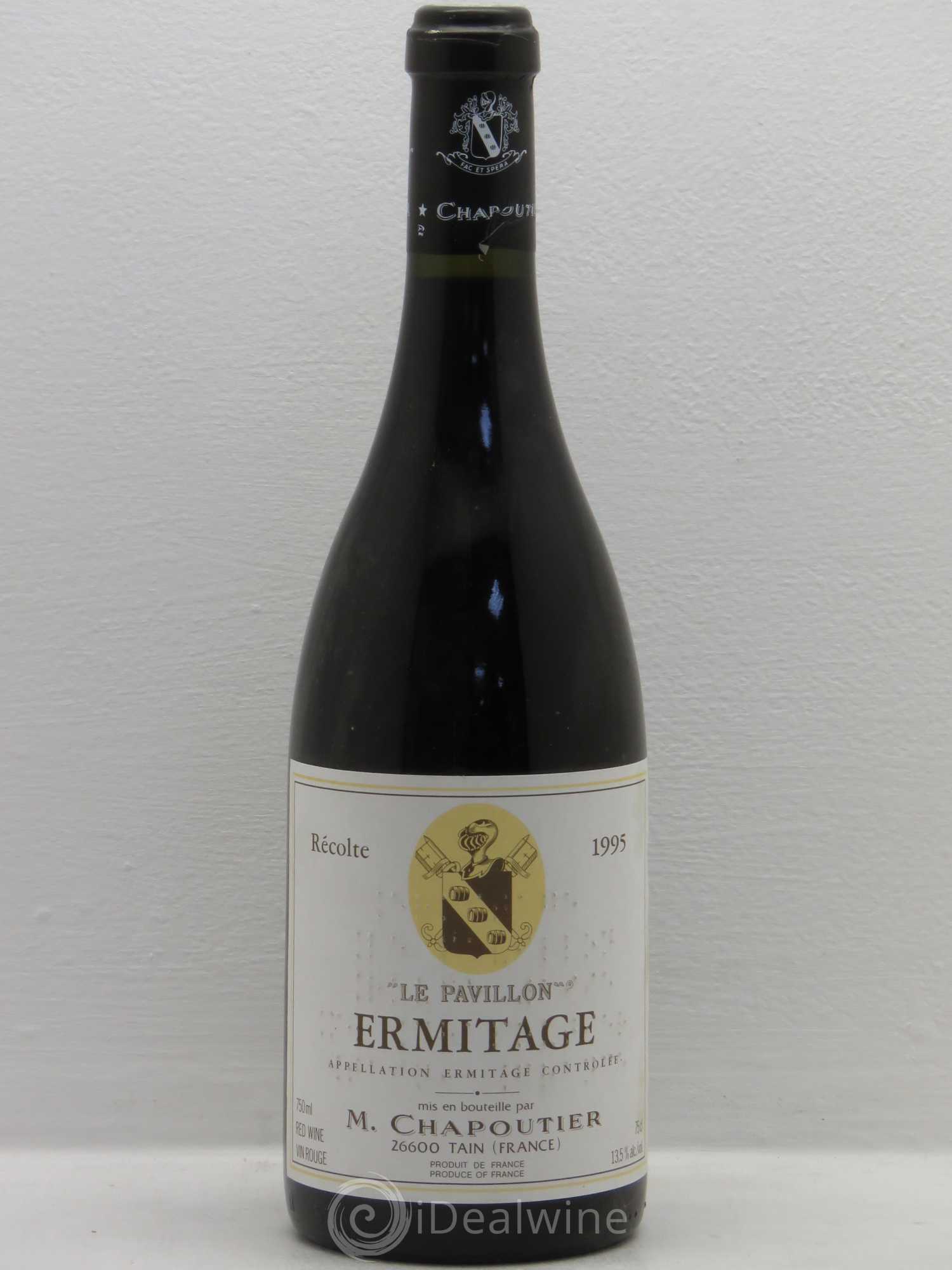 Hermitage Ermitage Le Pavillon Chapoutier 1995 - Lot de 1 bouteille - 0