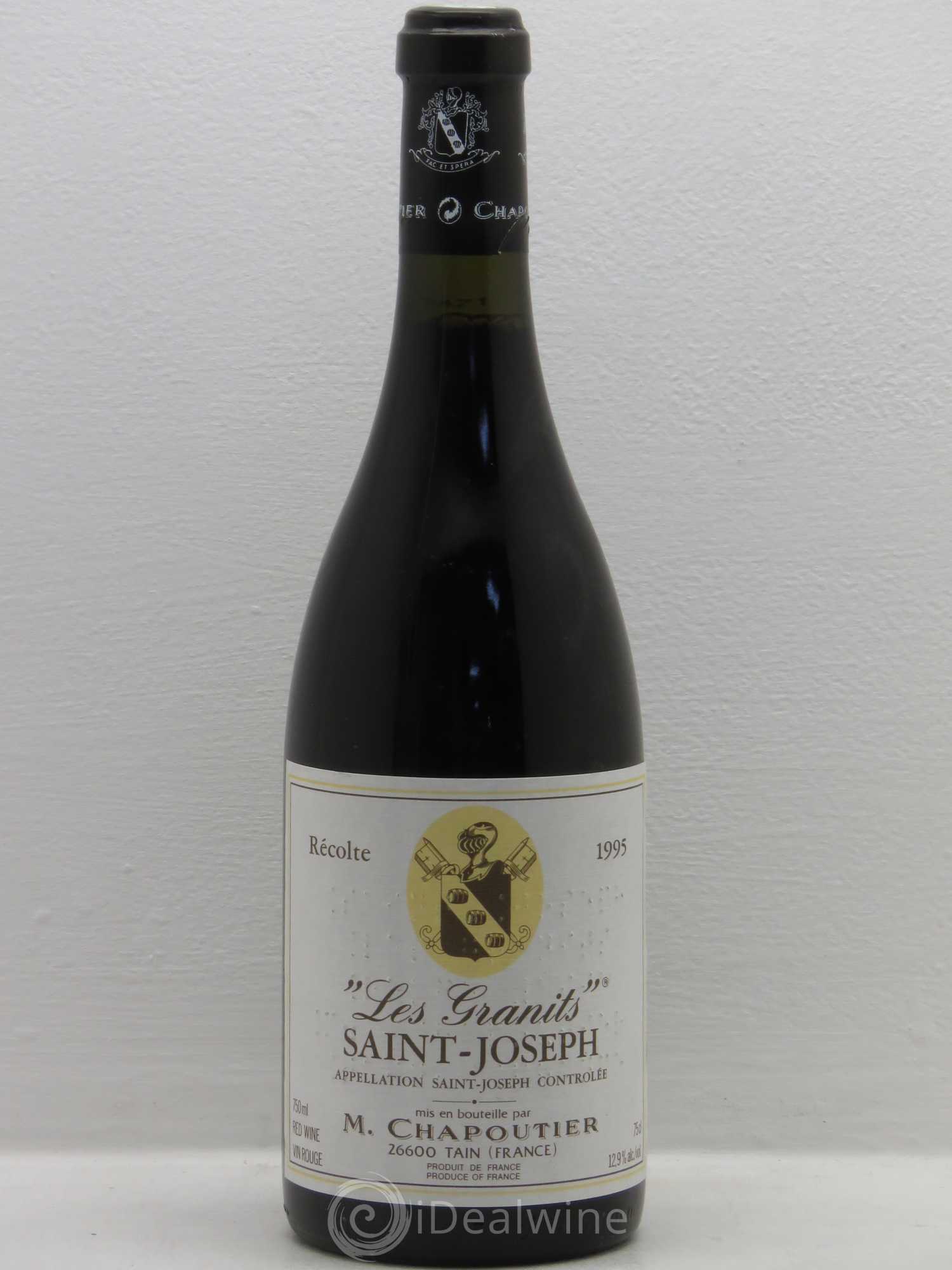 Saint-Joseph Les Granits Chapoutier 1995 - Lot de 1 bouteille - 0